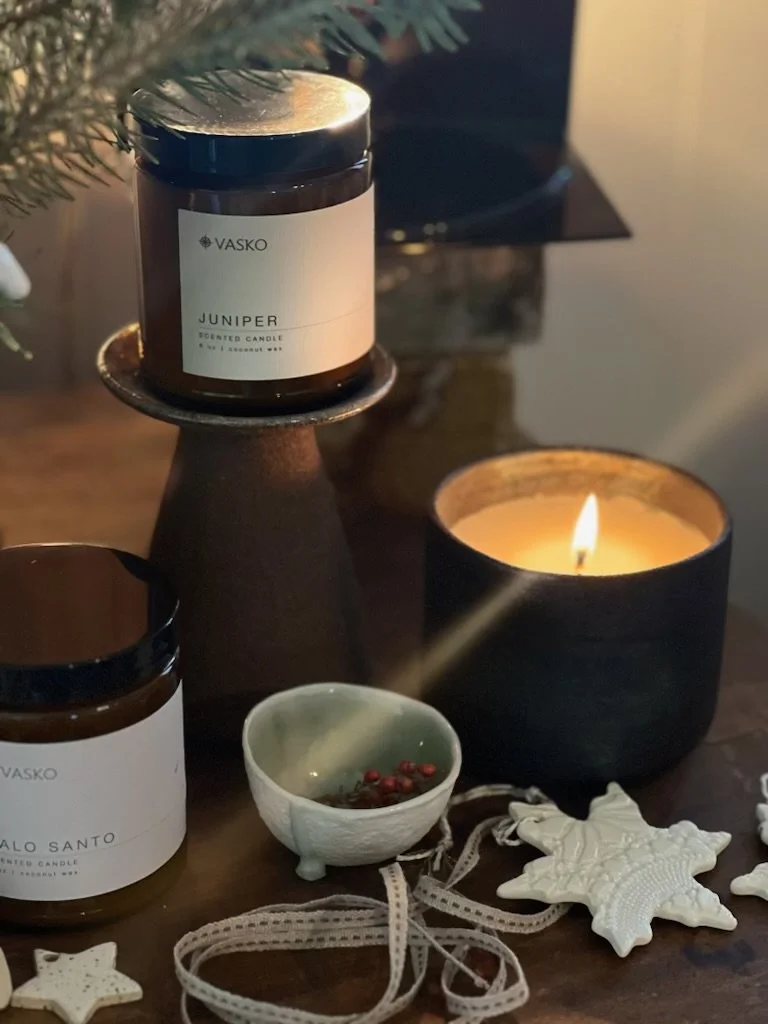 JUNIPER   8oz coconut wax candle