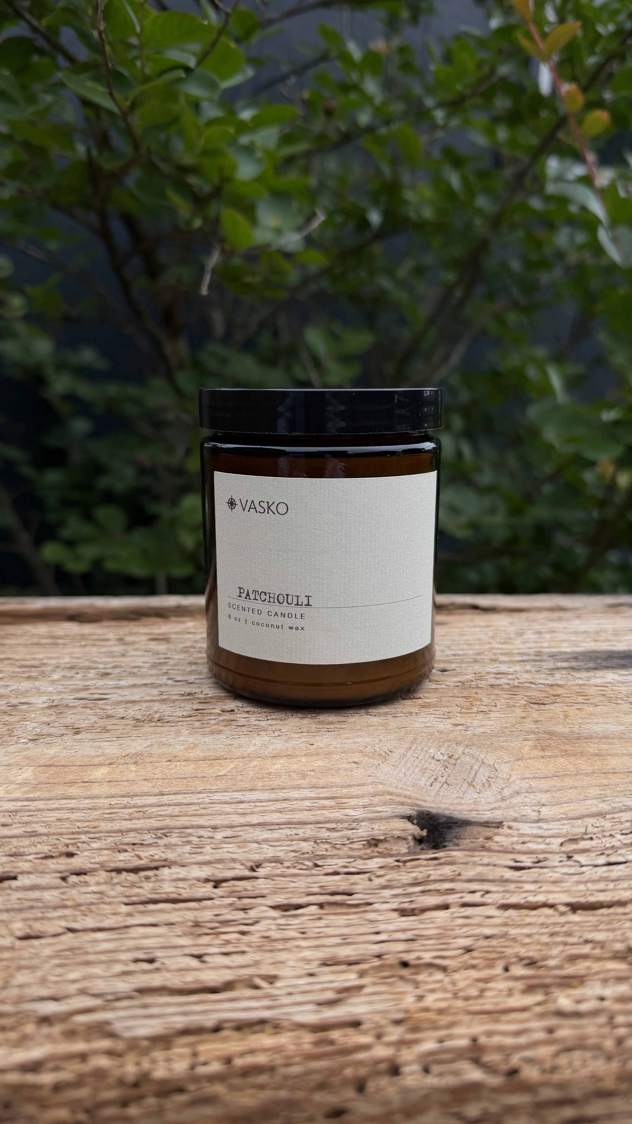 PATCHOULI   8oz coconut wax candle