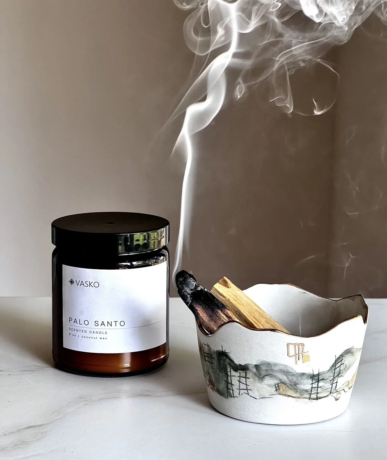 PALO SANTO   8oz coconut wax candle