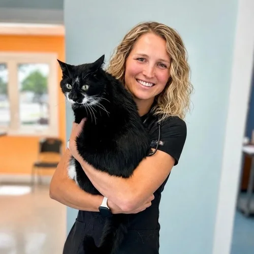 Dr. Sadie Bilinsky, owner and veterinarian at Big Creek Veterinary Hospital in Delhi, Ontario