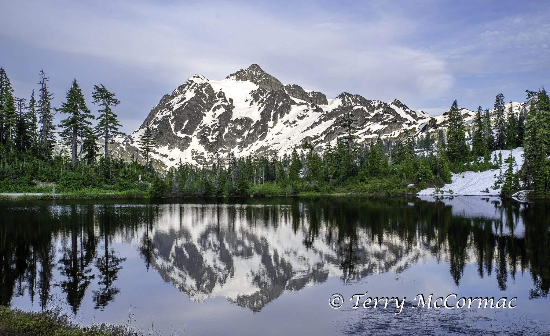  Mt. Shuksan at Picture Lake