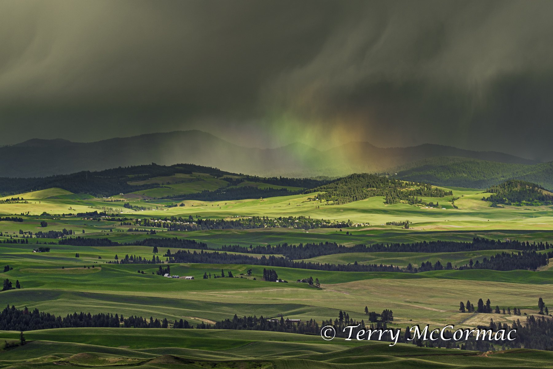 Rainbow in the Palouse