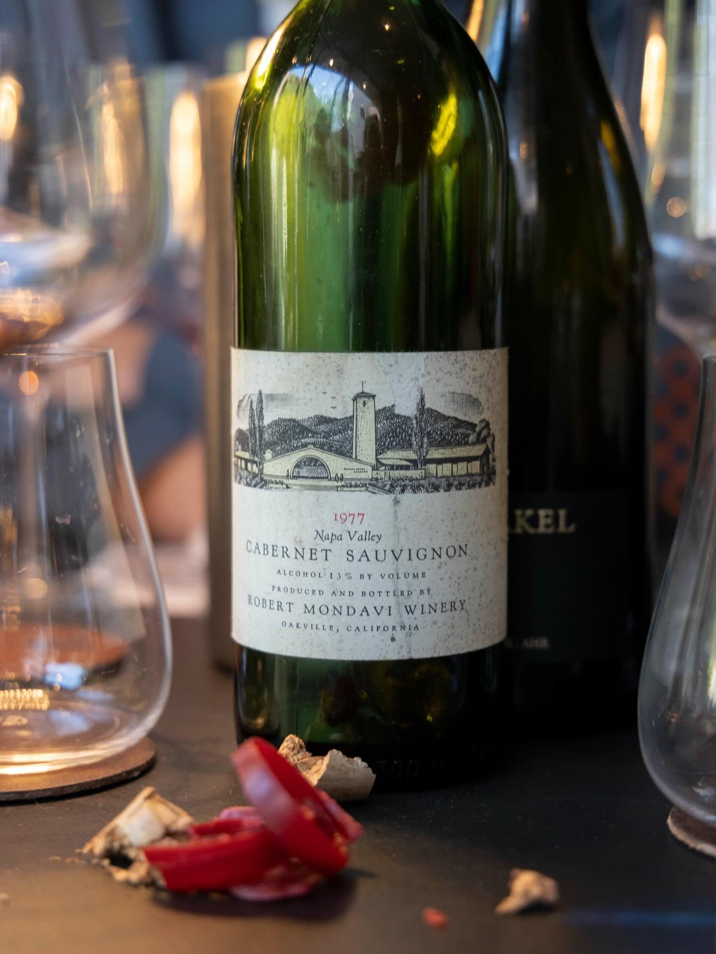 A true survivor, @robertmondavi // @dutch_wine_apprentice BYOB lunch