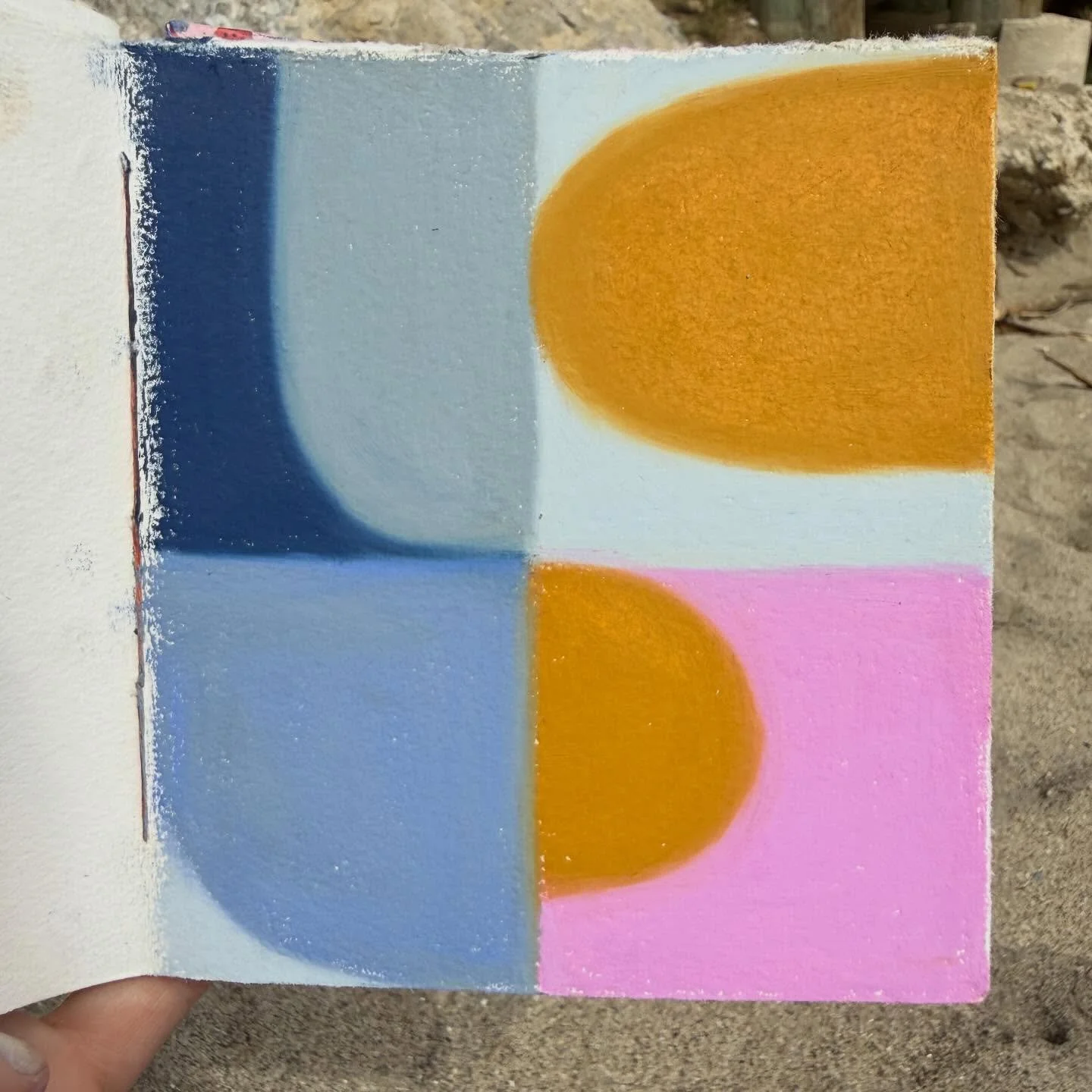 From the beach