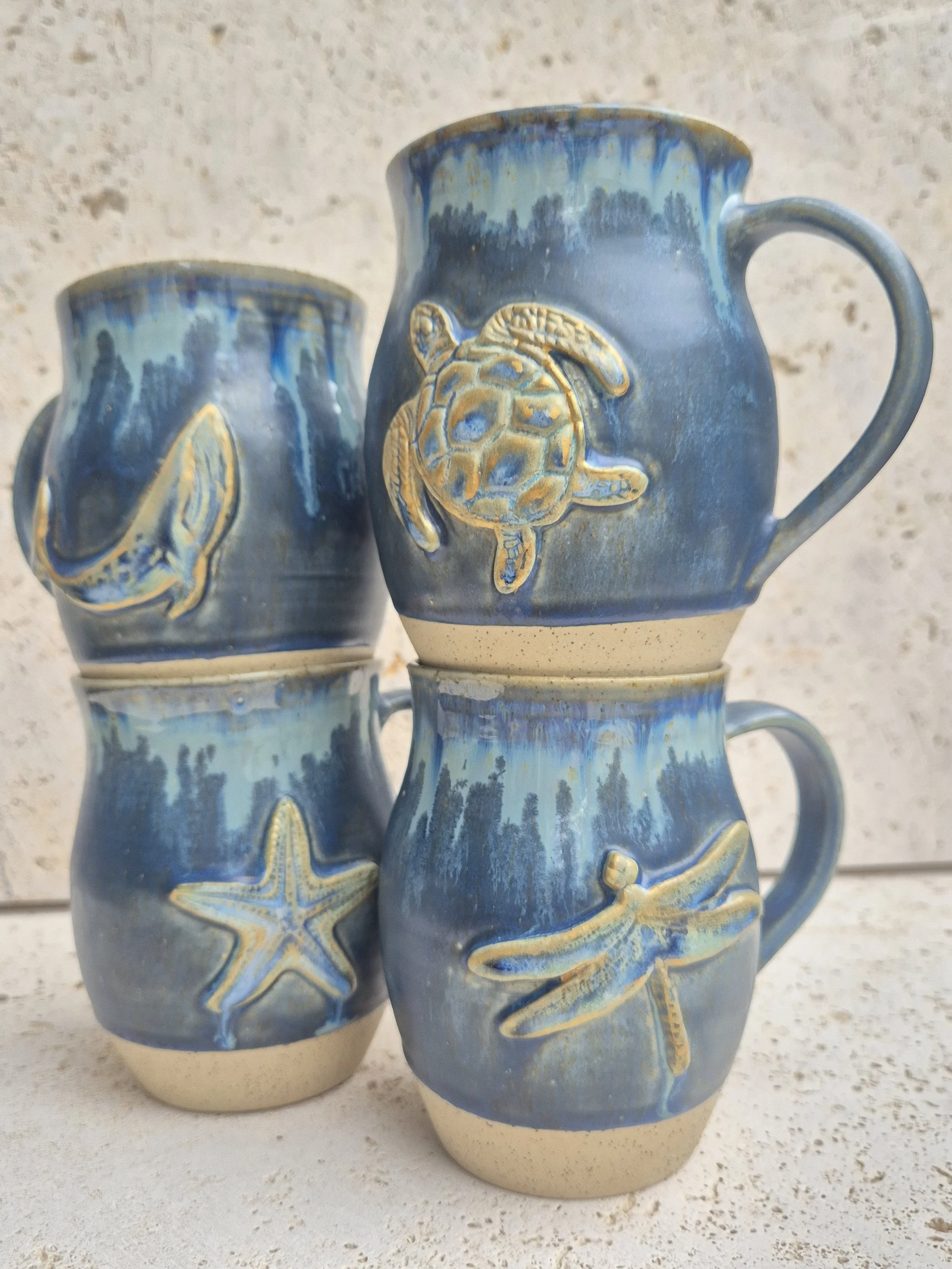 Jumbo Lagoon Coastal Mugs
