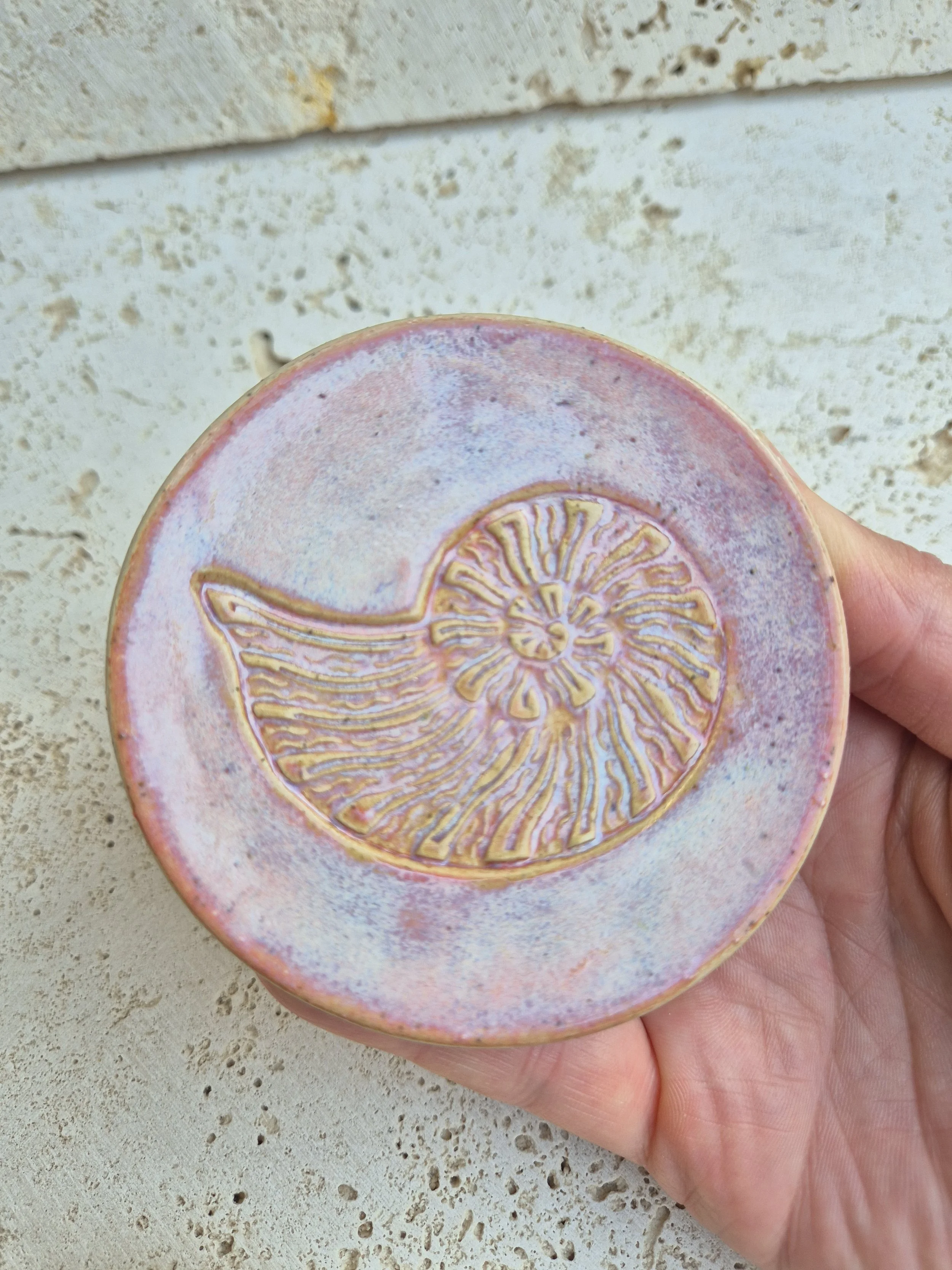 Nautilus Motif Trinket Dish
