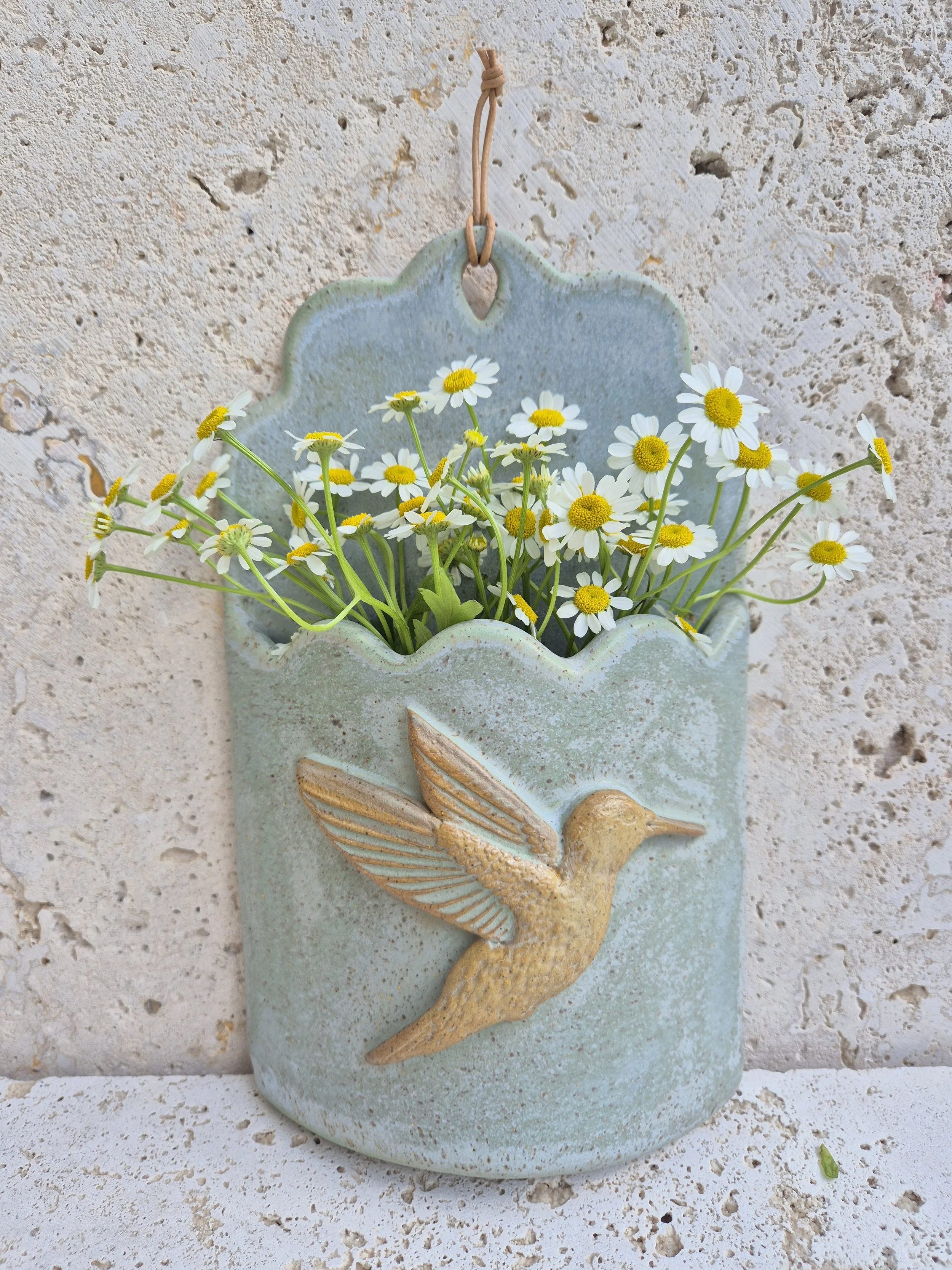 Nature Ceramic Wall Hanging Vase