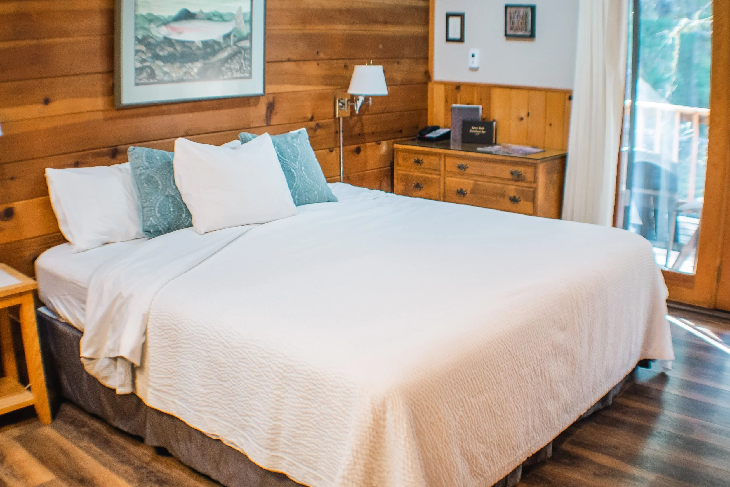 Beautiful cabin overlooking the North Umpqua River.