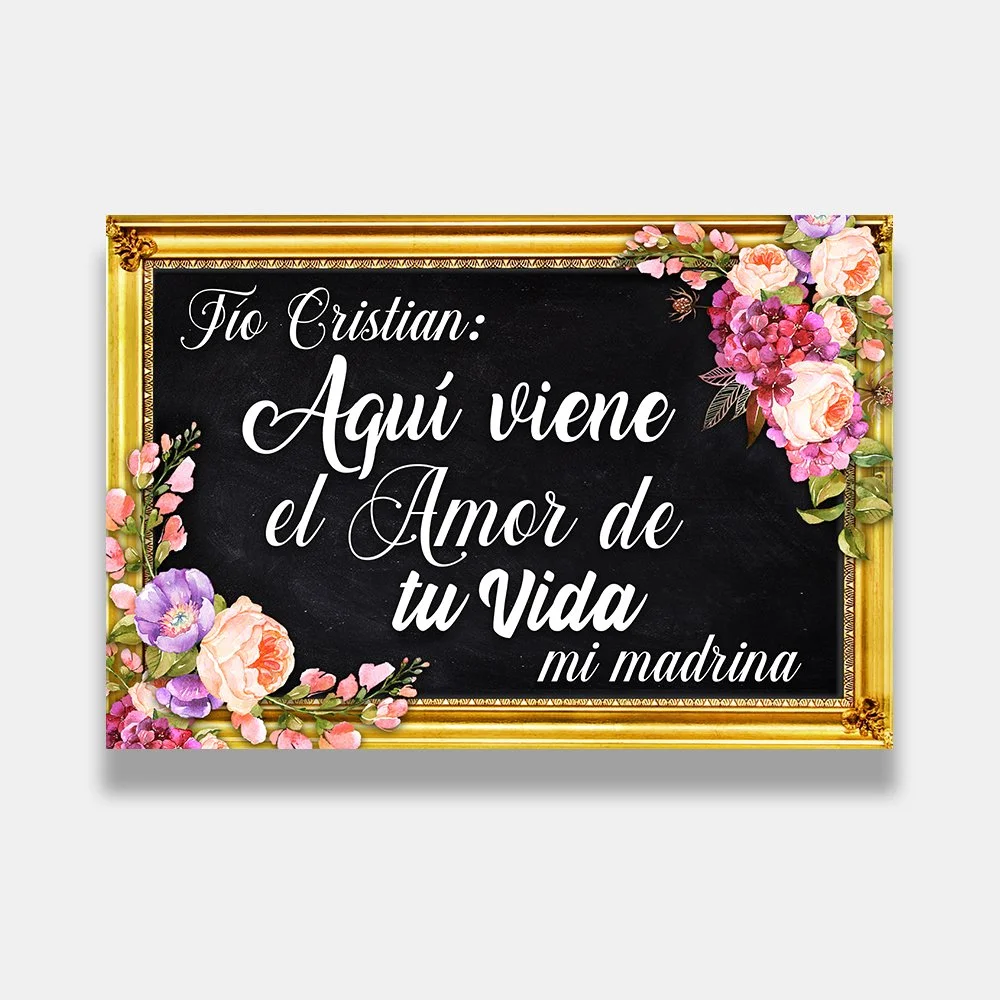 Letrero Mensaje 32x47cm