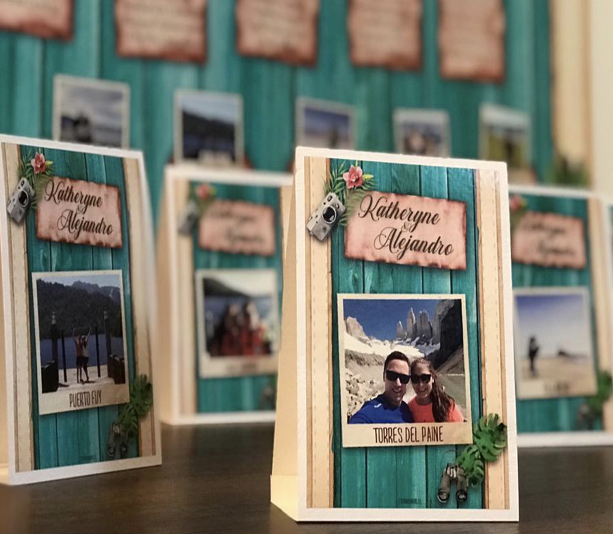 Número de mesa Pirámide