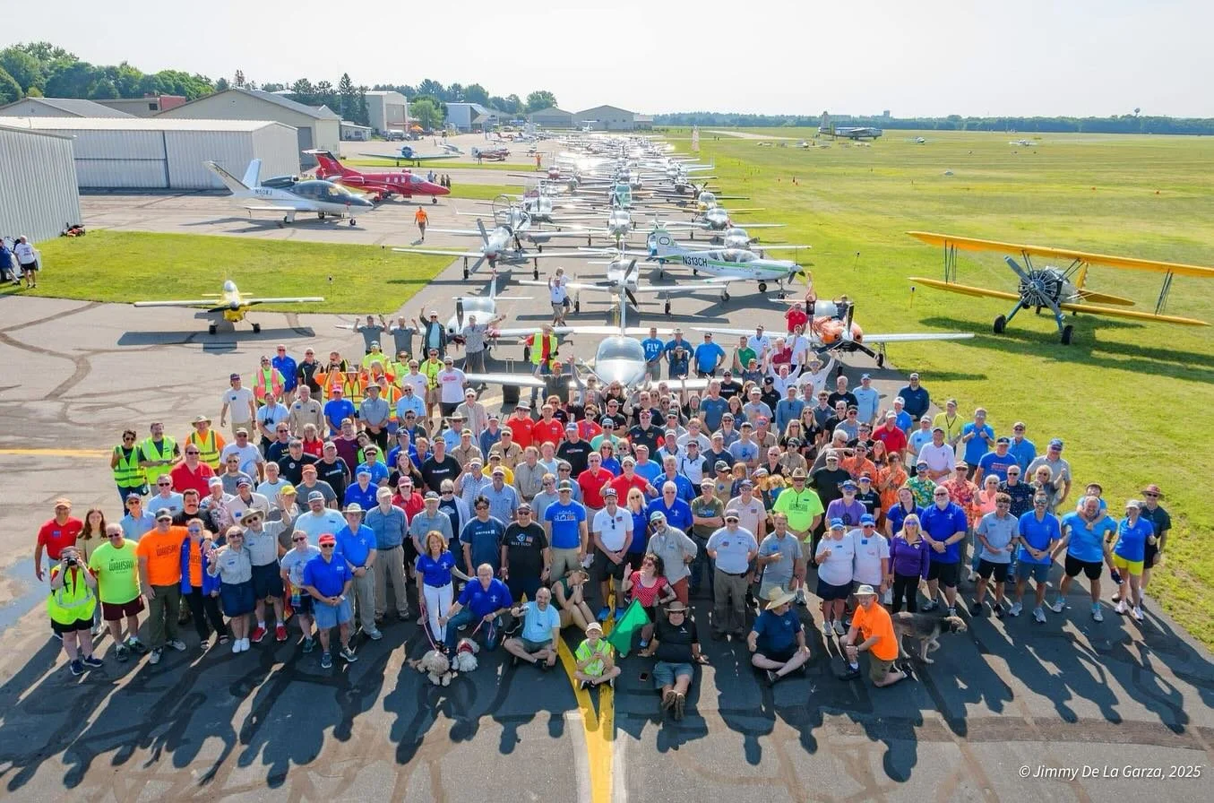 The 2025 Airventure Cup was a great time! Then a quick flight over to OSH flying off of the PB4Y. We finished the Airventure Cup 5th in our class with a speed of 256.75 MPH and a course time of 1:39:47.