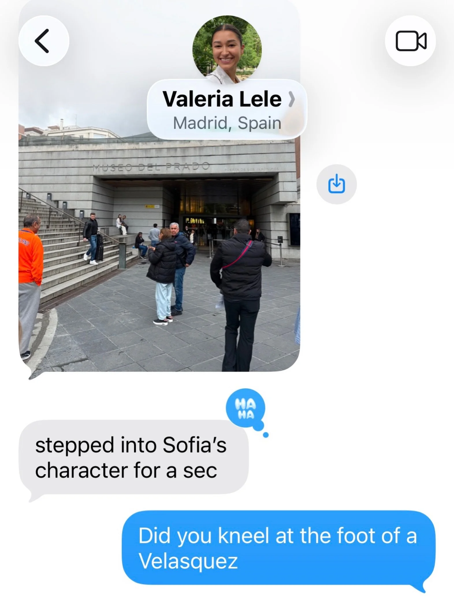 @valdechou may be in madrid, but so is sofia???