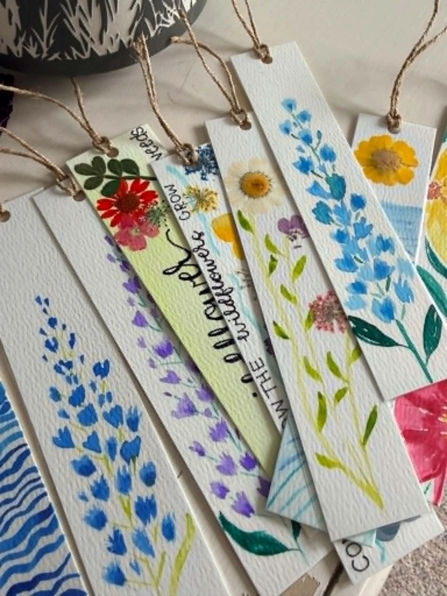 Watercolor Bookmarks