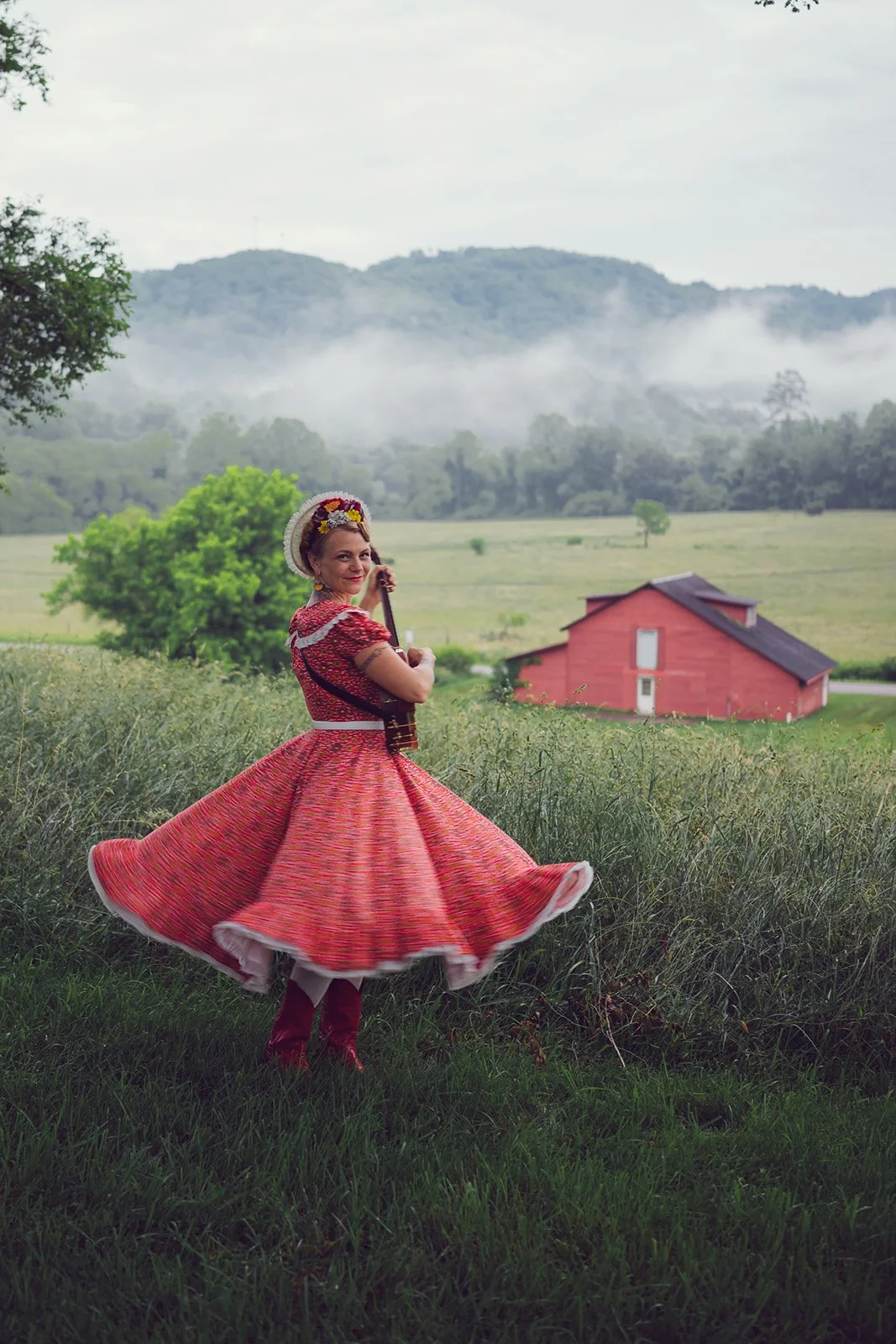 Sparrow Smith by Cory Marie Podielski John C Campbell Folk School barn portrait