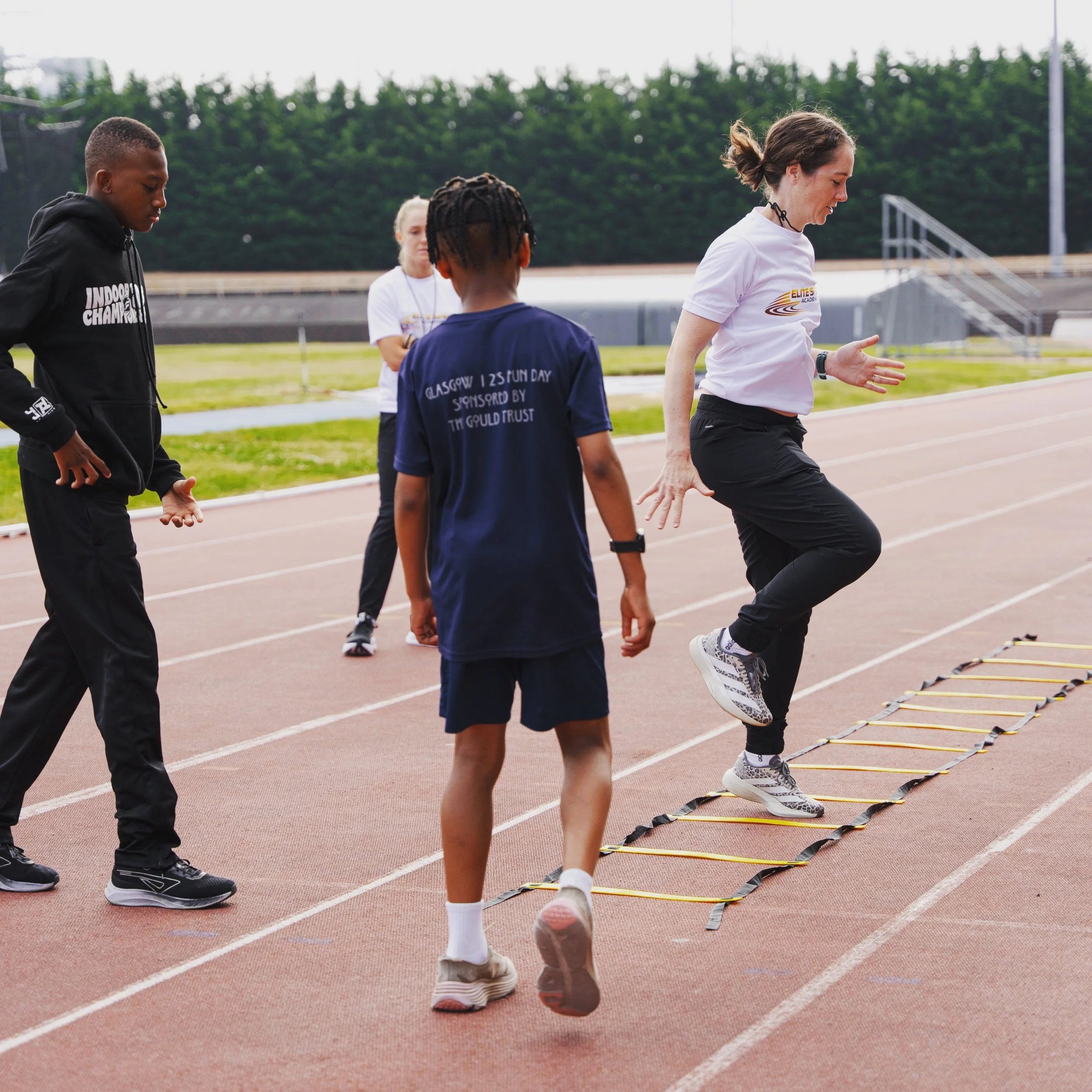Who says you have to be a Elite Athlete to Run on the Track?

The track is for everyone and its National Fitness Day on Wednesday, Why not sign up to our track nights, all abilities welcome!
Sign up on our website www.elitespeedacademy.co.uk or direc