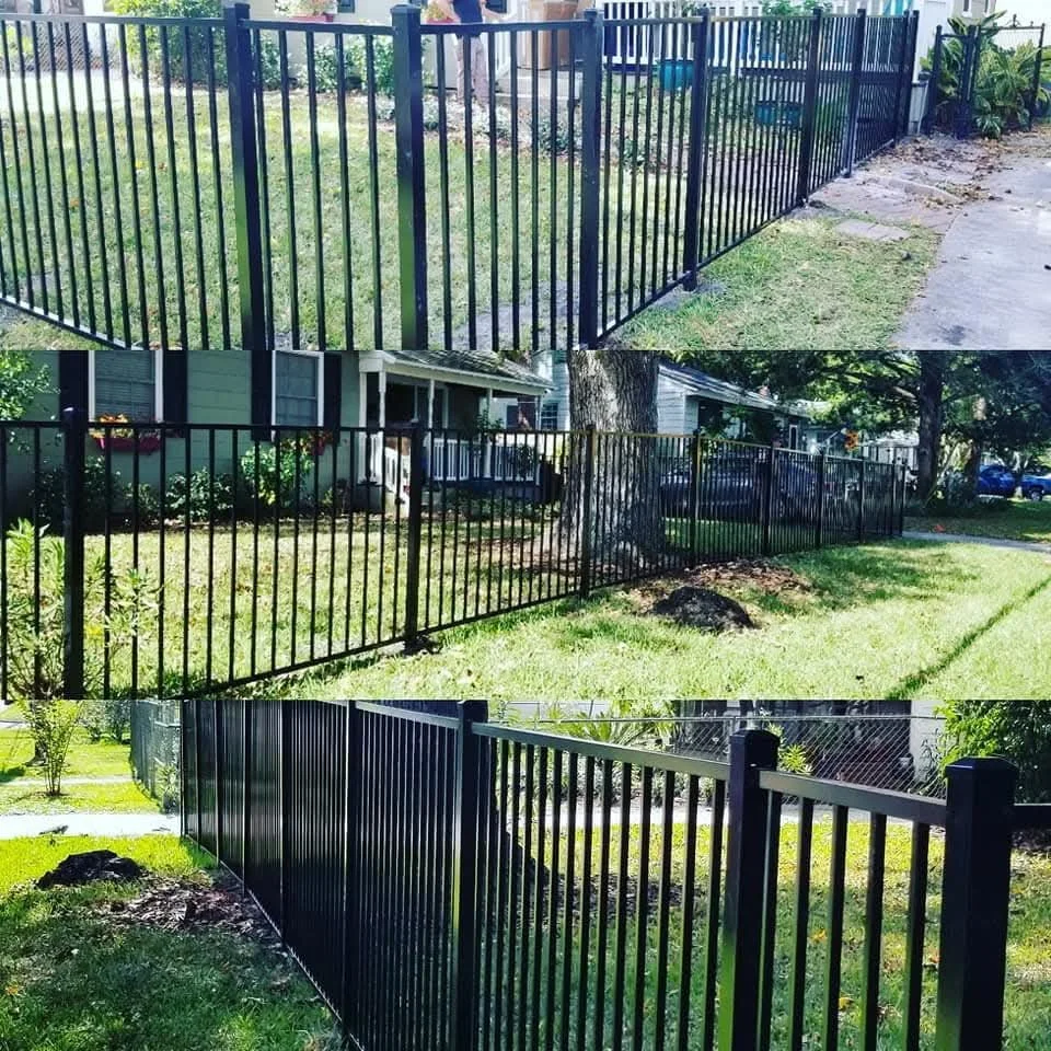 Premium Black Aluminum Fence