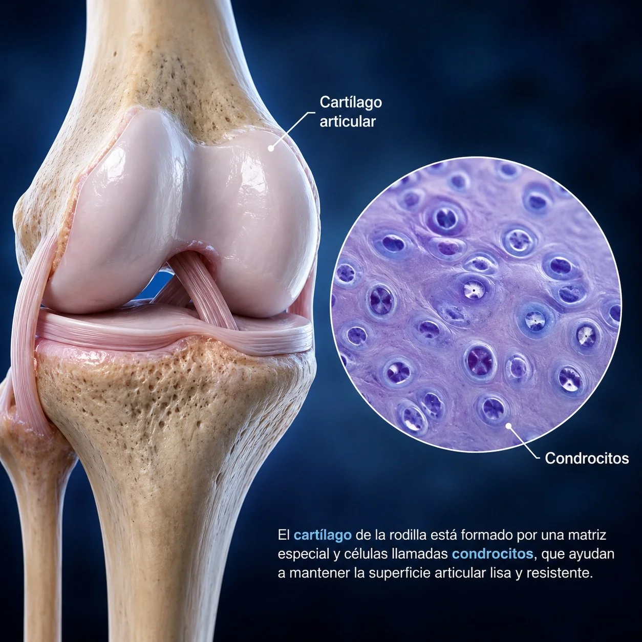 ¿Se puede regenerar el cartílago de la rodilla?