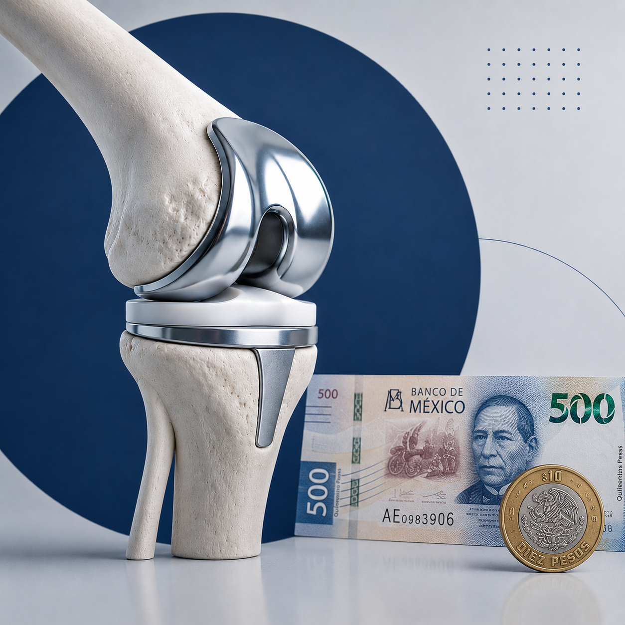 Precio de una prótesis de rodilla en Guadalajara: qué incluye y de qué depende