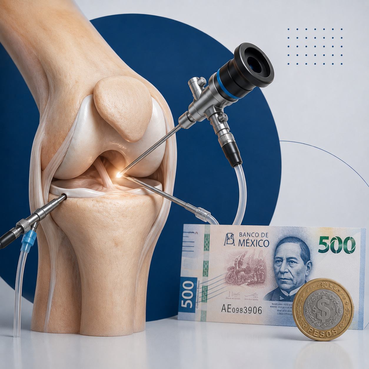 ¿Cuánto cuesta una artroscopia de rodilla en Guadalajara?