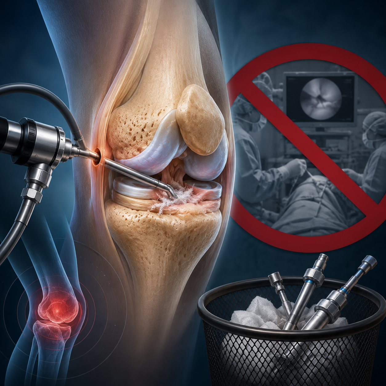 "Limpieza de rodilla": por qué este procedimiento está en desuso y qué hacer en su lugar