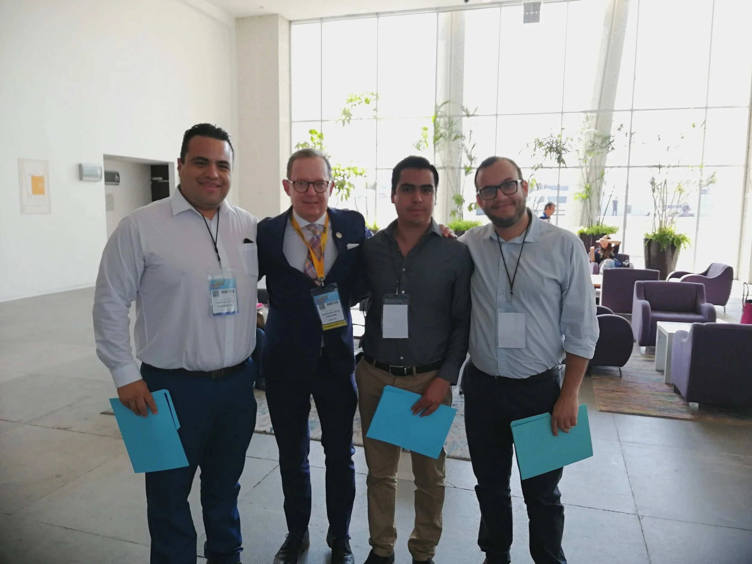 Congreso de ortopedia con el Dr. Israel Romo, el Dr. Fidel Dobarganes