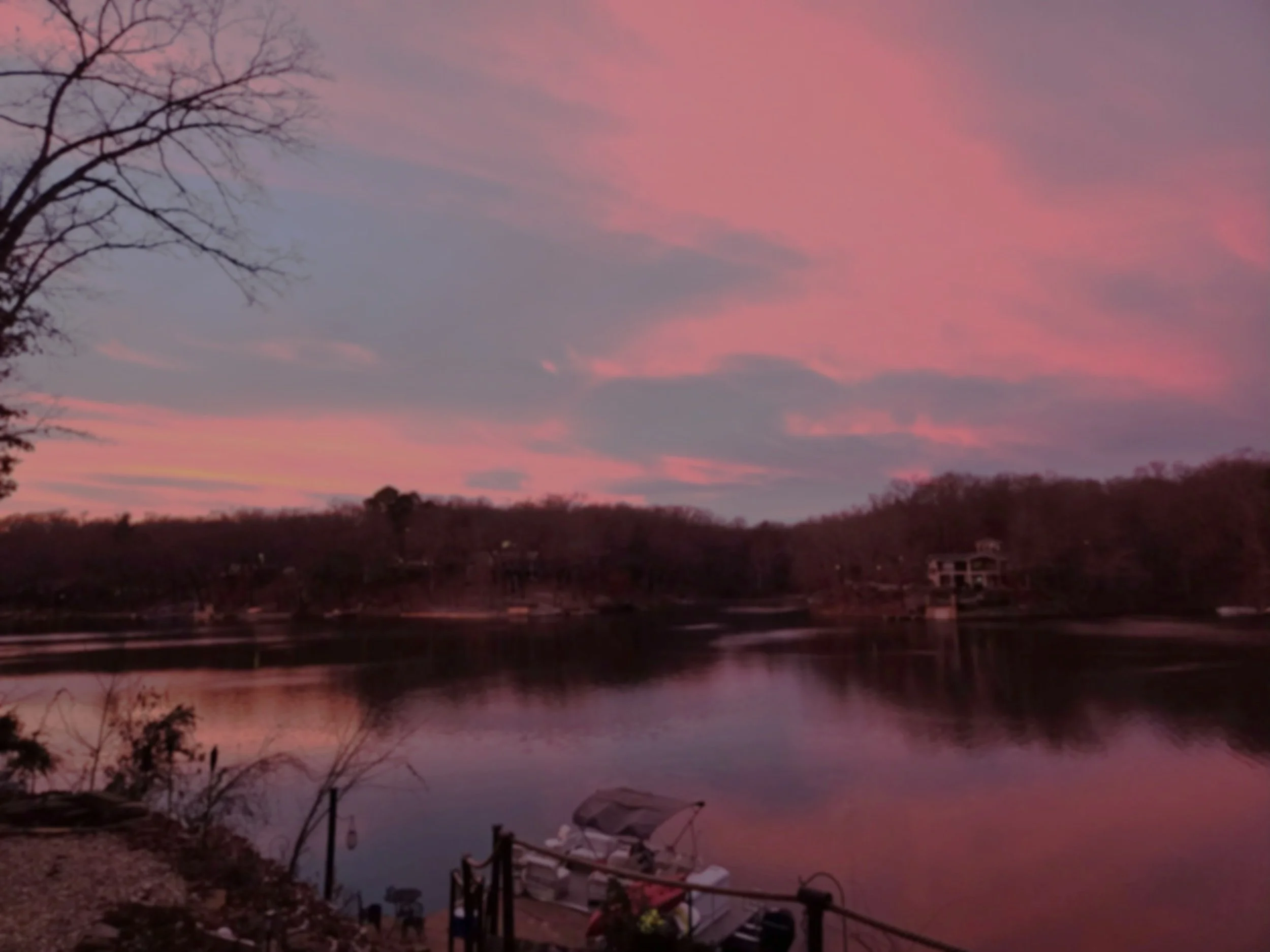 Incredible sunsets on Lake Avalon