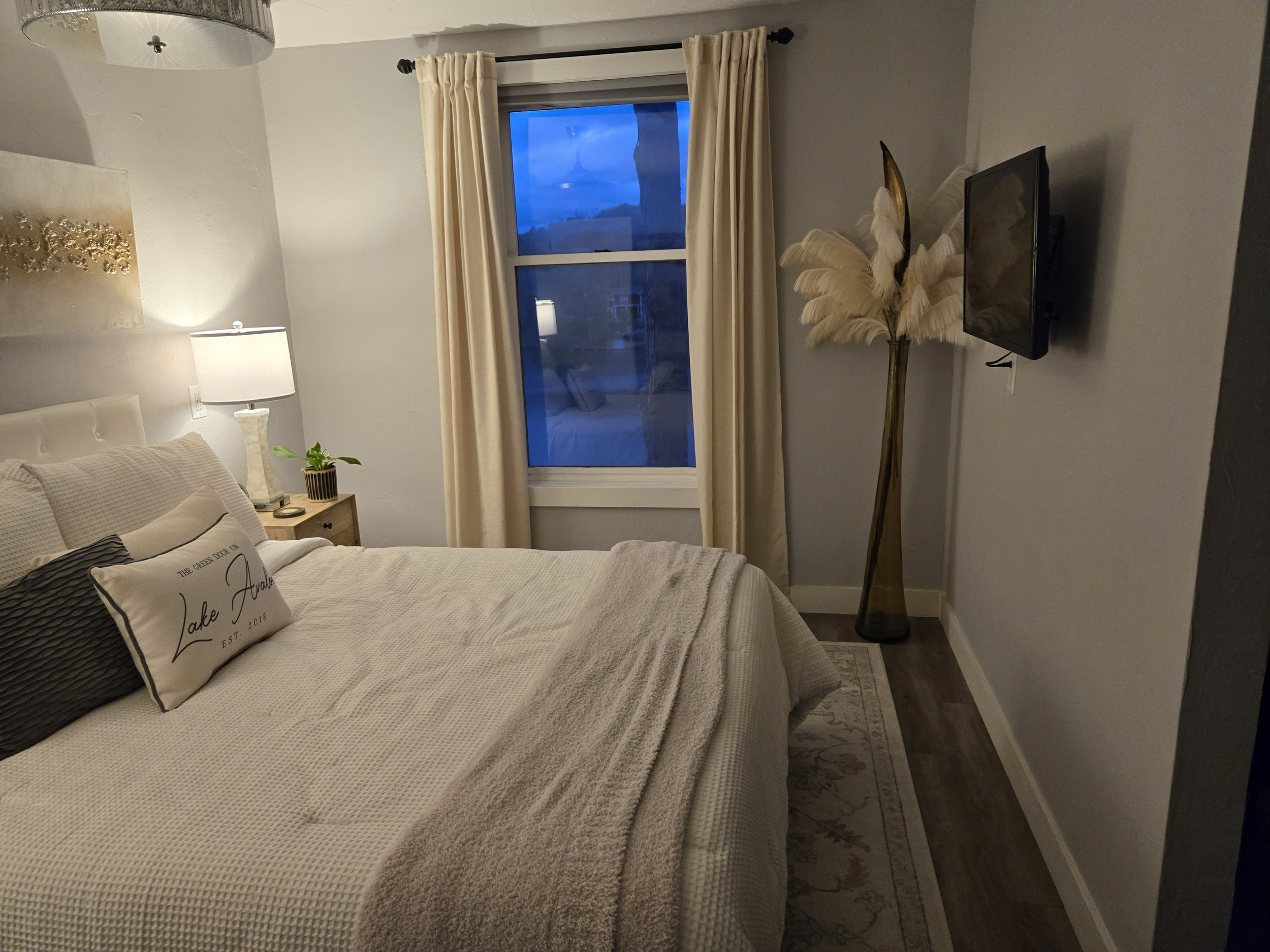 A quiet room for slow mornings and restful nights.