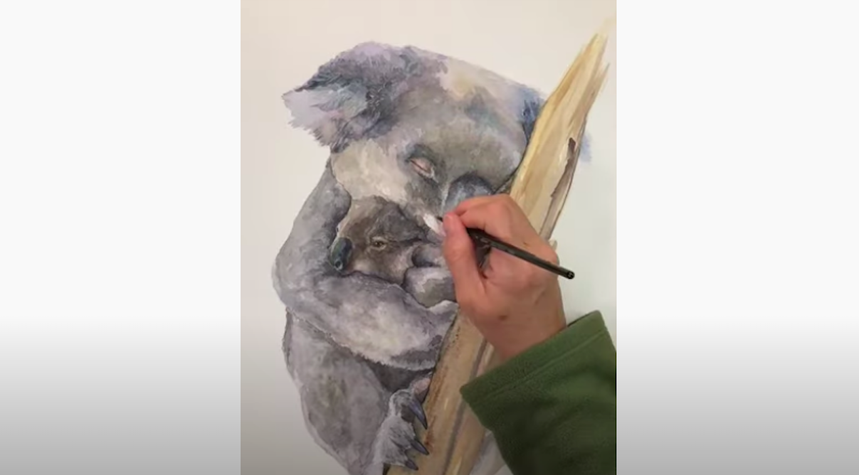 “In The Trees” Work In Progress Time-lapse