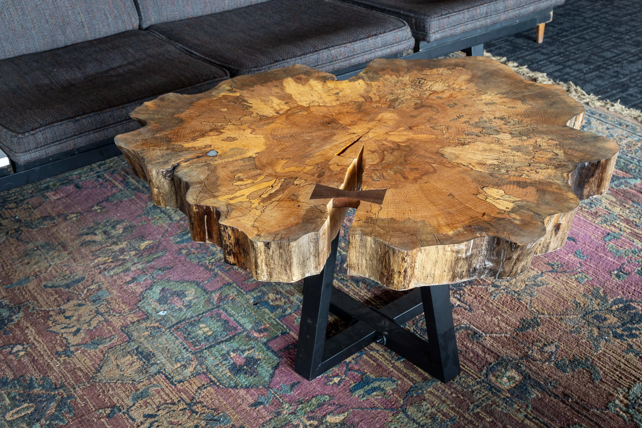 Spalted Maple Cookie Coffee Table