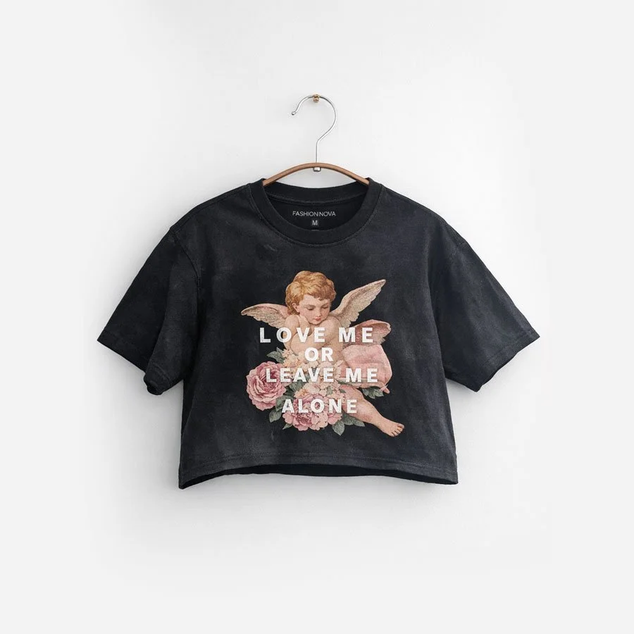 Graphic Crop Top