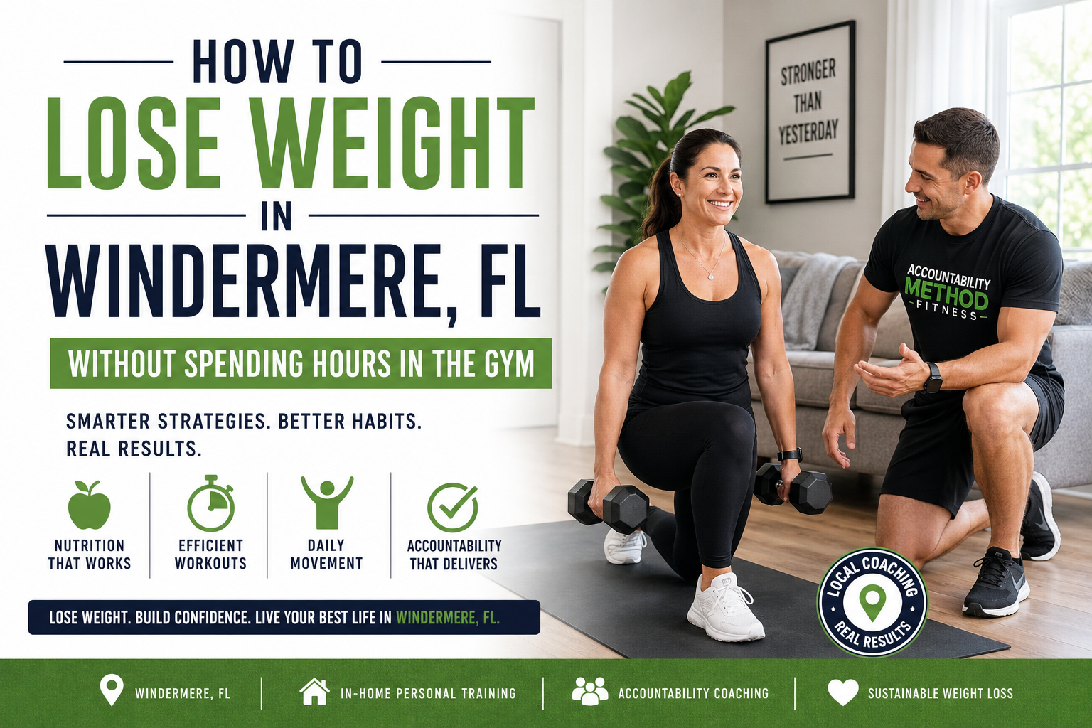 How to Lose Weight in Windermere FL Without Spending Hours in the Gym