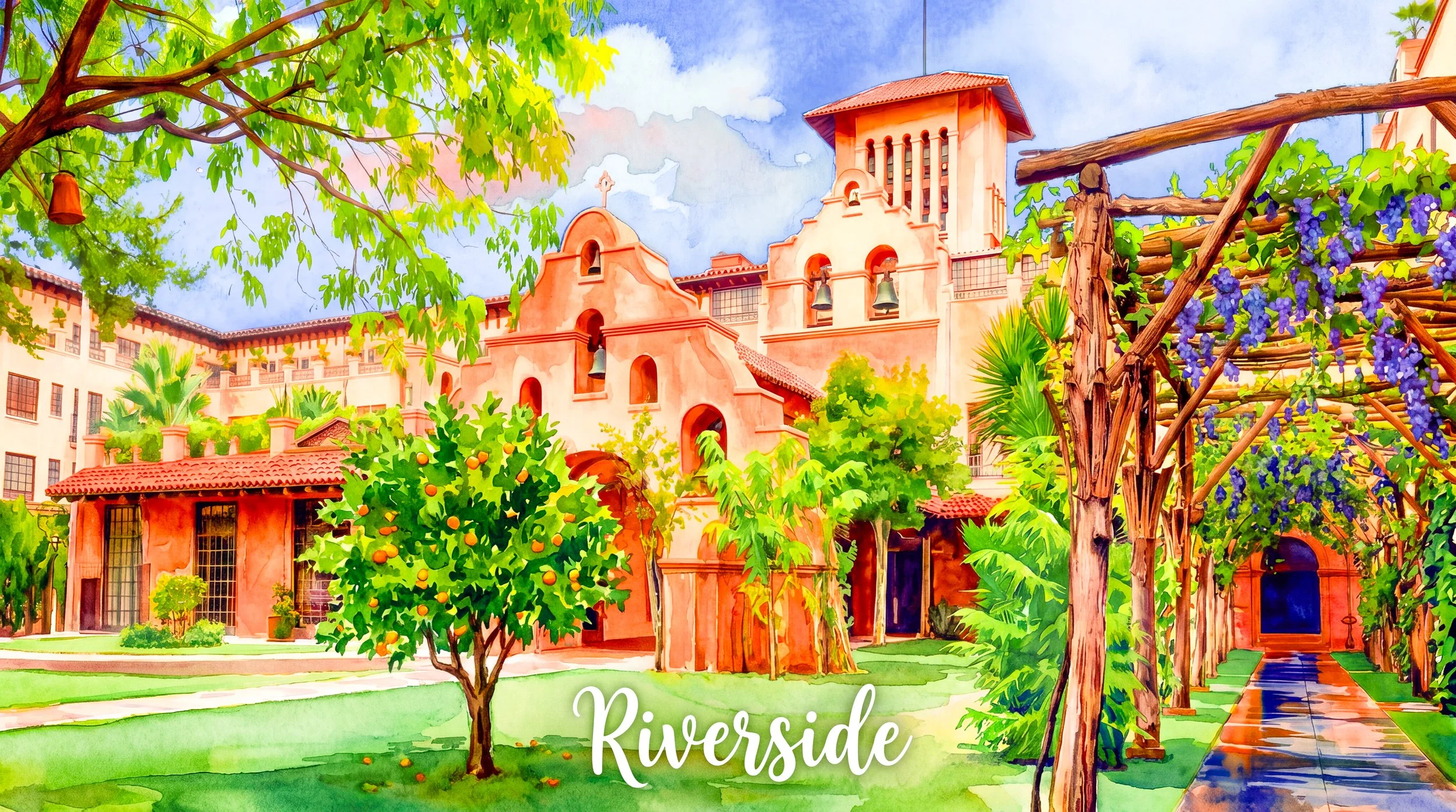 Riverside Orange Label Art