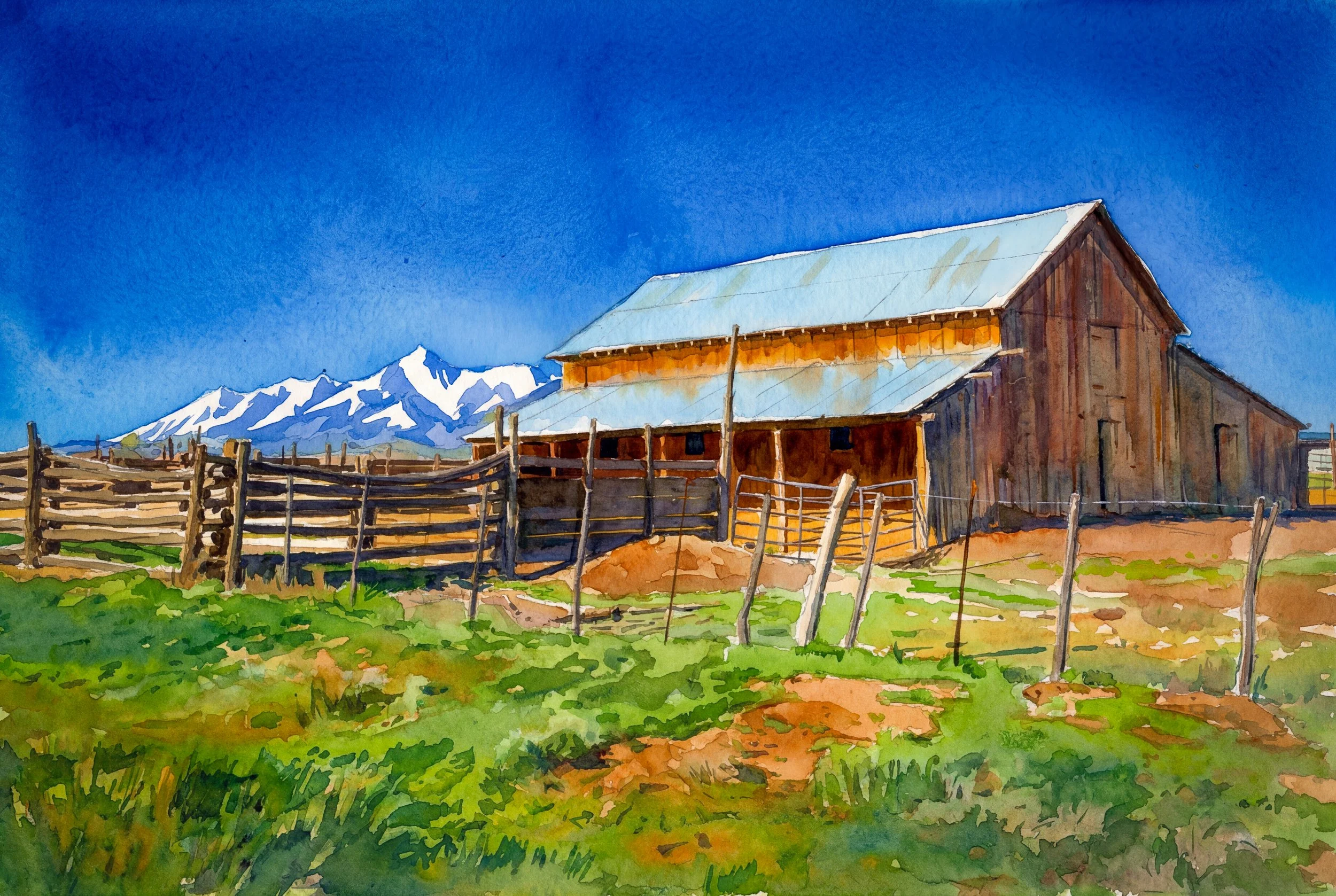Barn off Highway 191