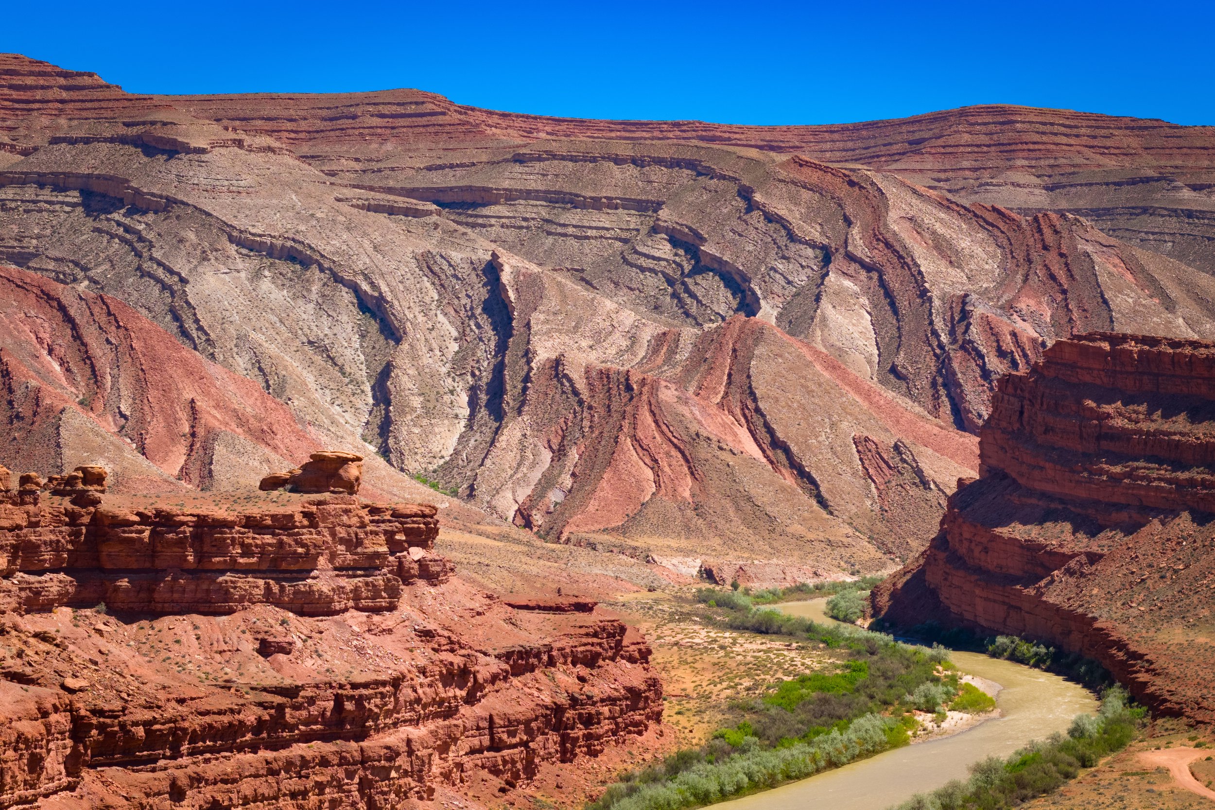 San Juan River Behind Mexican Hat Rock