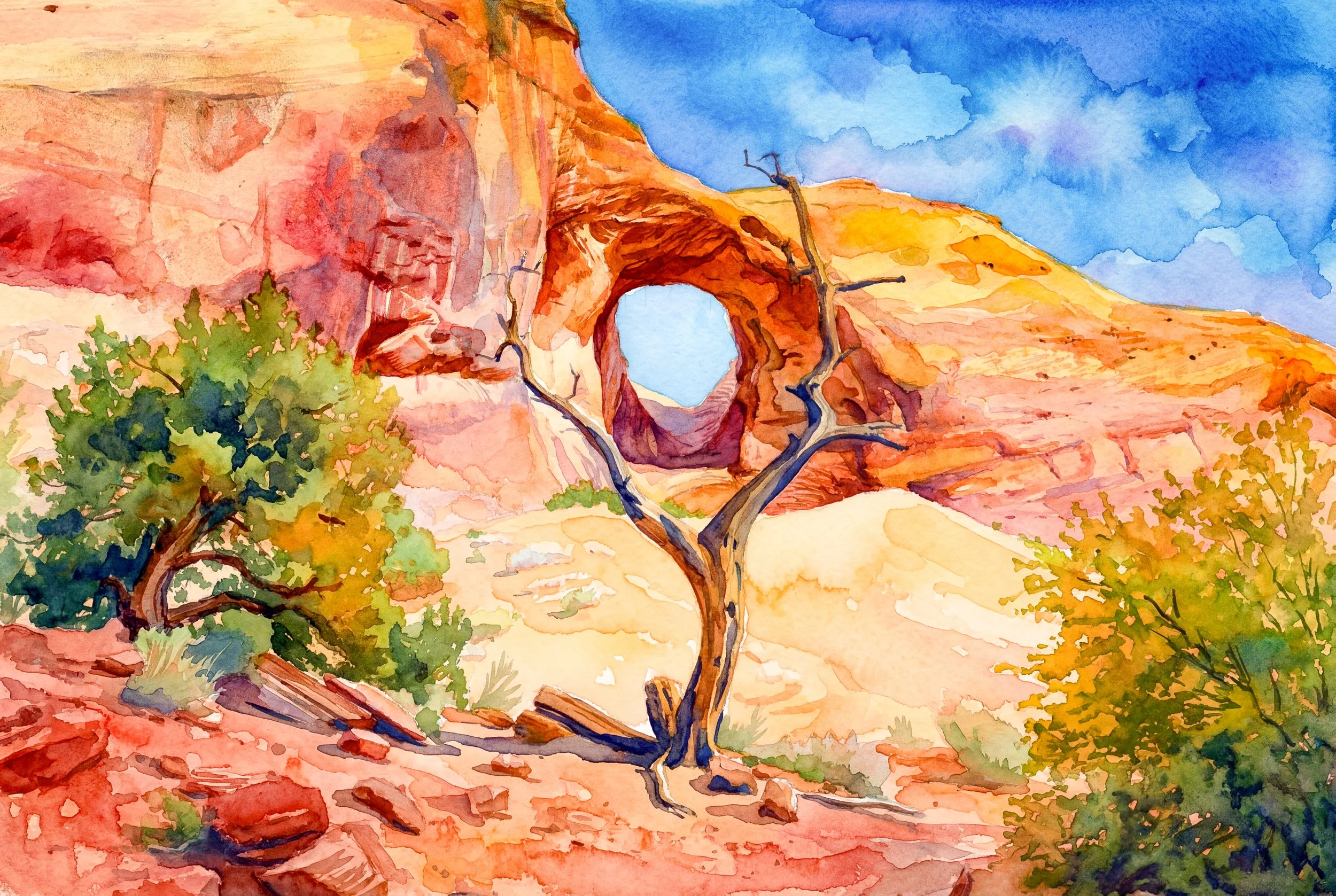 Monument Valley Backcountry Arch