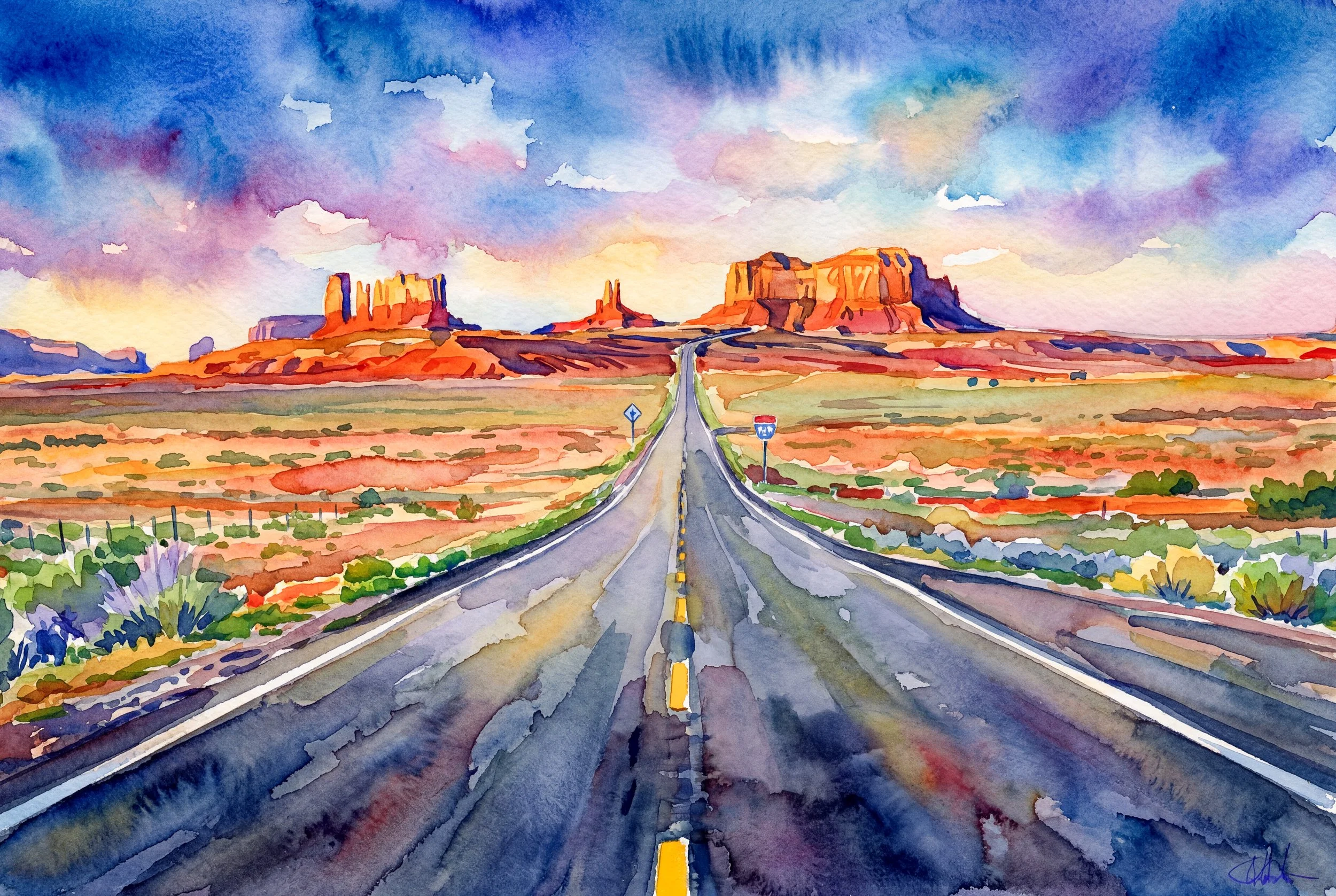 Monument Valley Forrest Gump Point