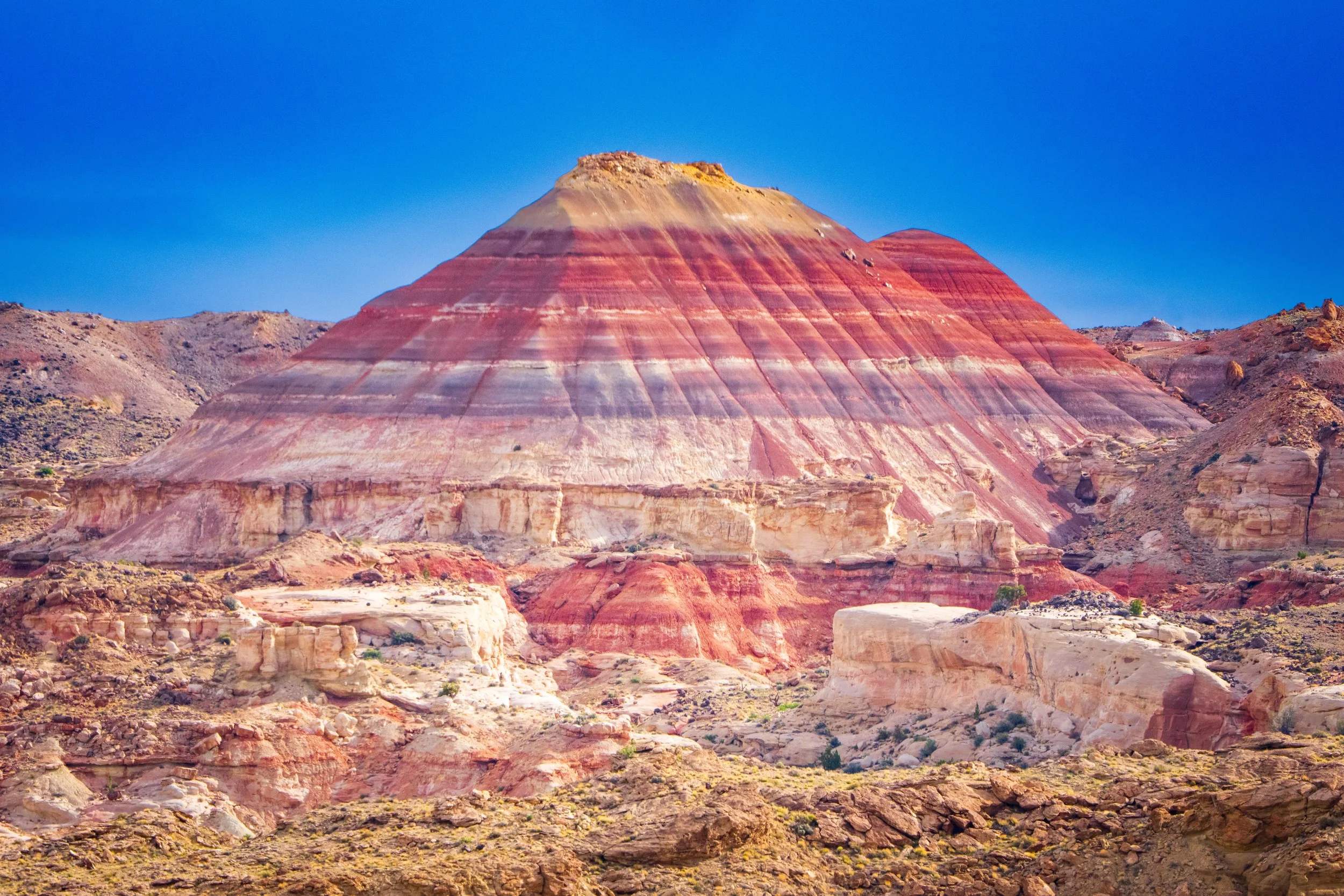 Bentonite Hills Layers