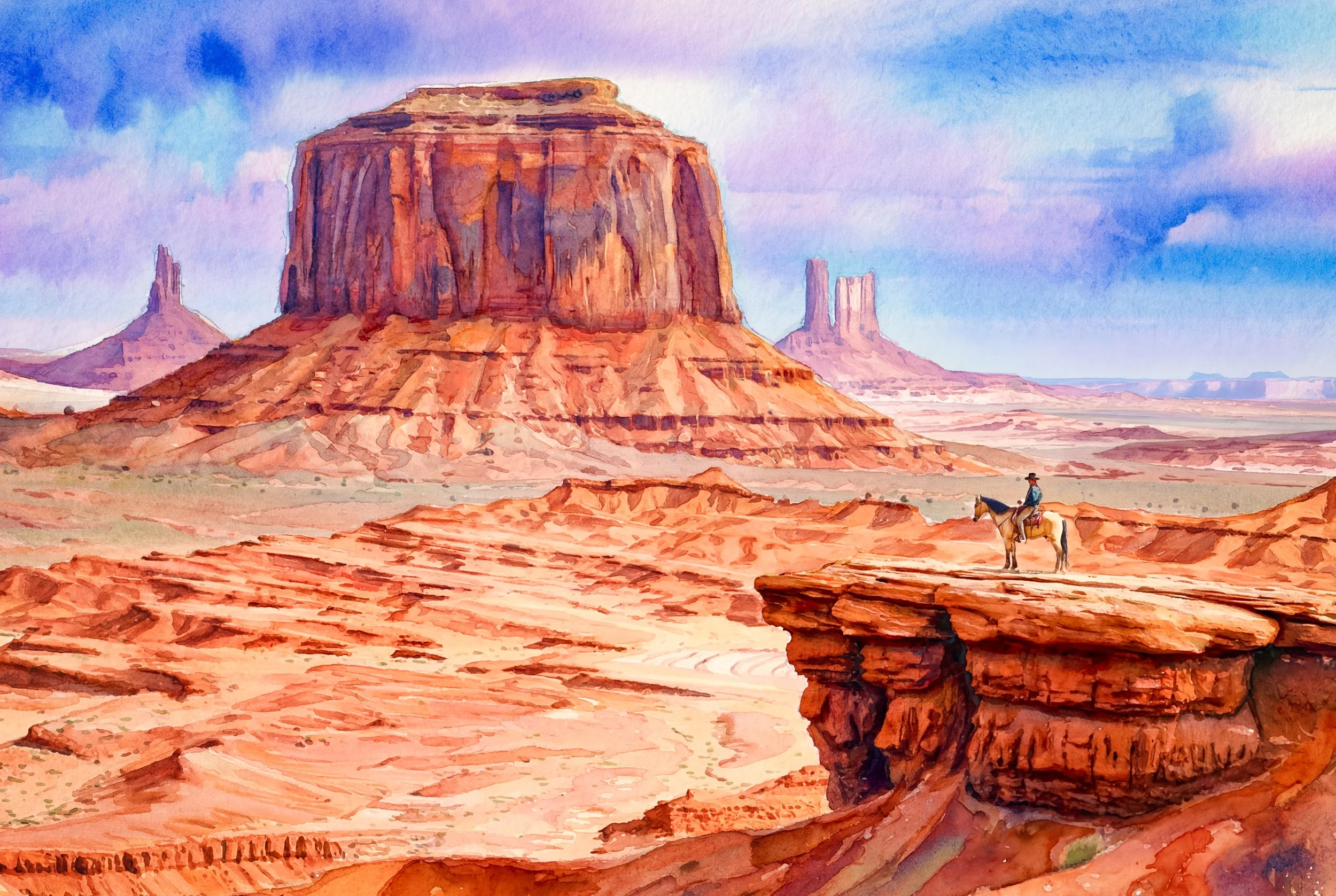 Utah Photographic Watercolors
