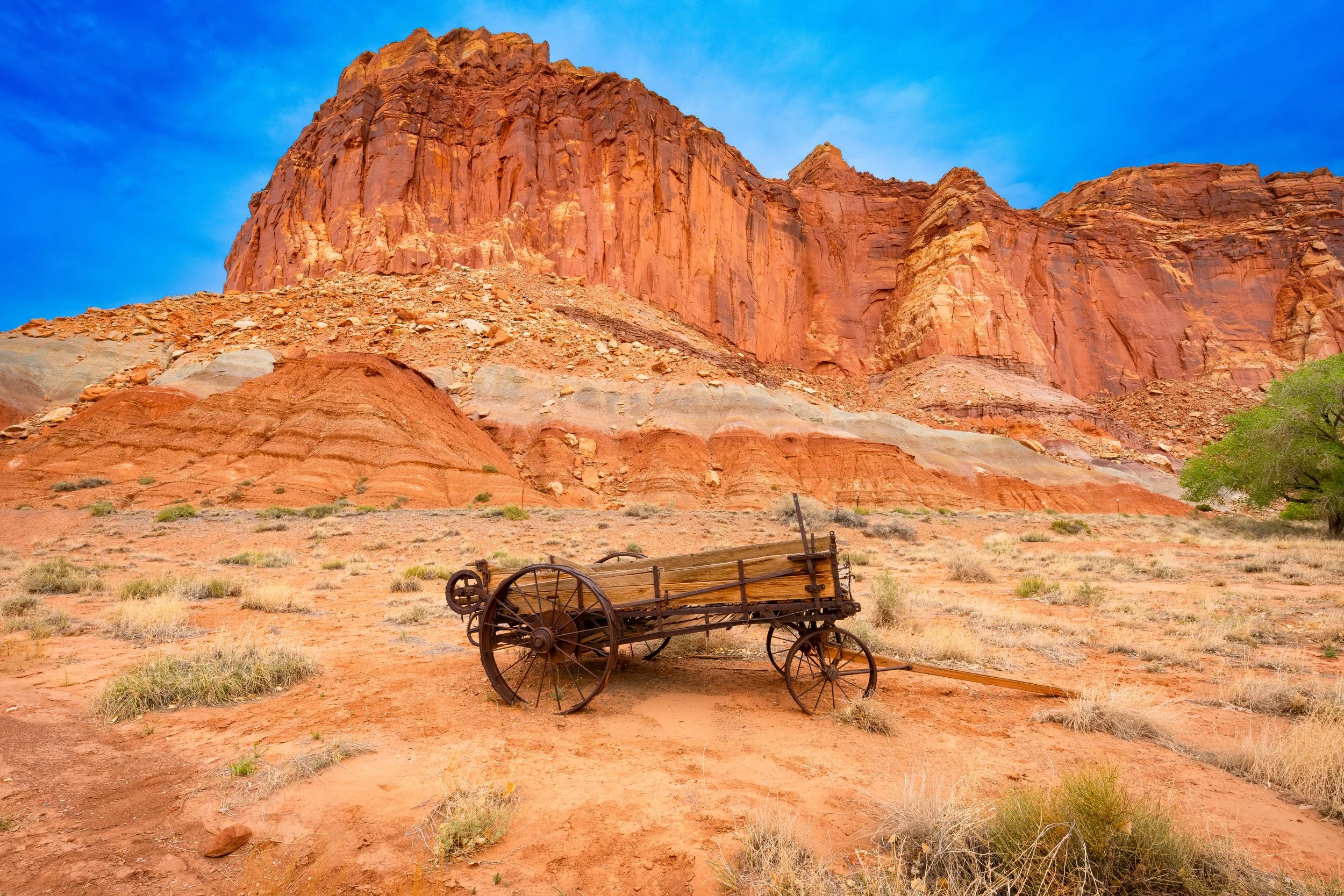 Capitol Reef NP Old Wagon
