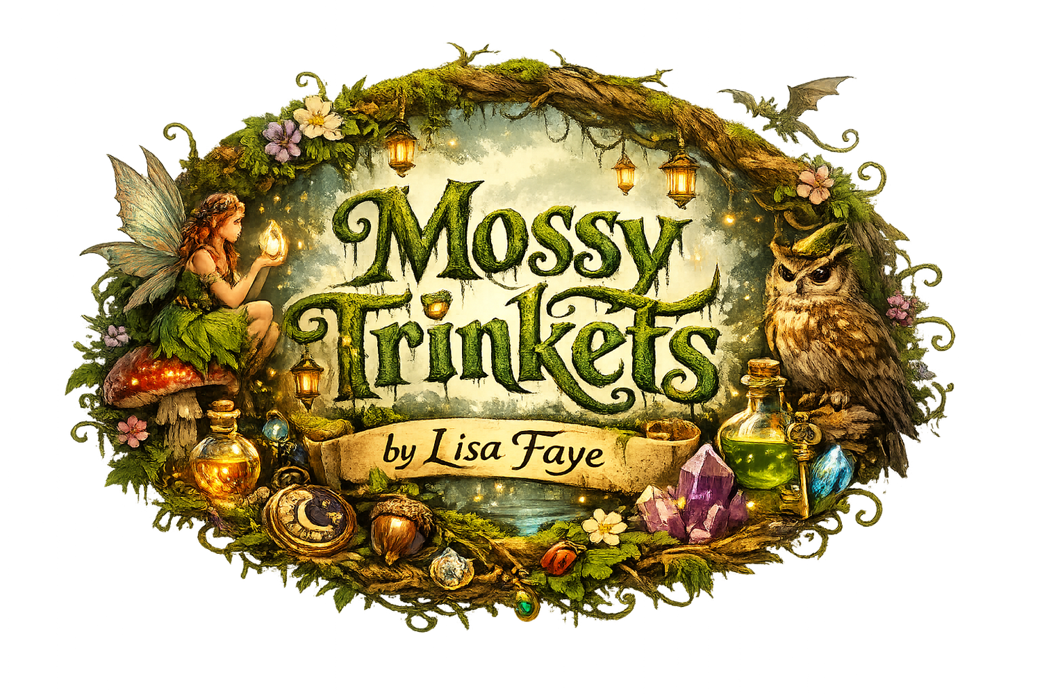 Mossy Trinkets by  Lisa Faye