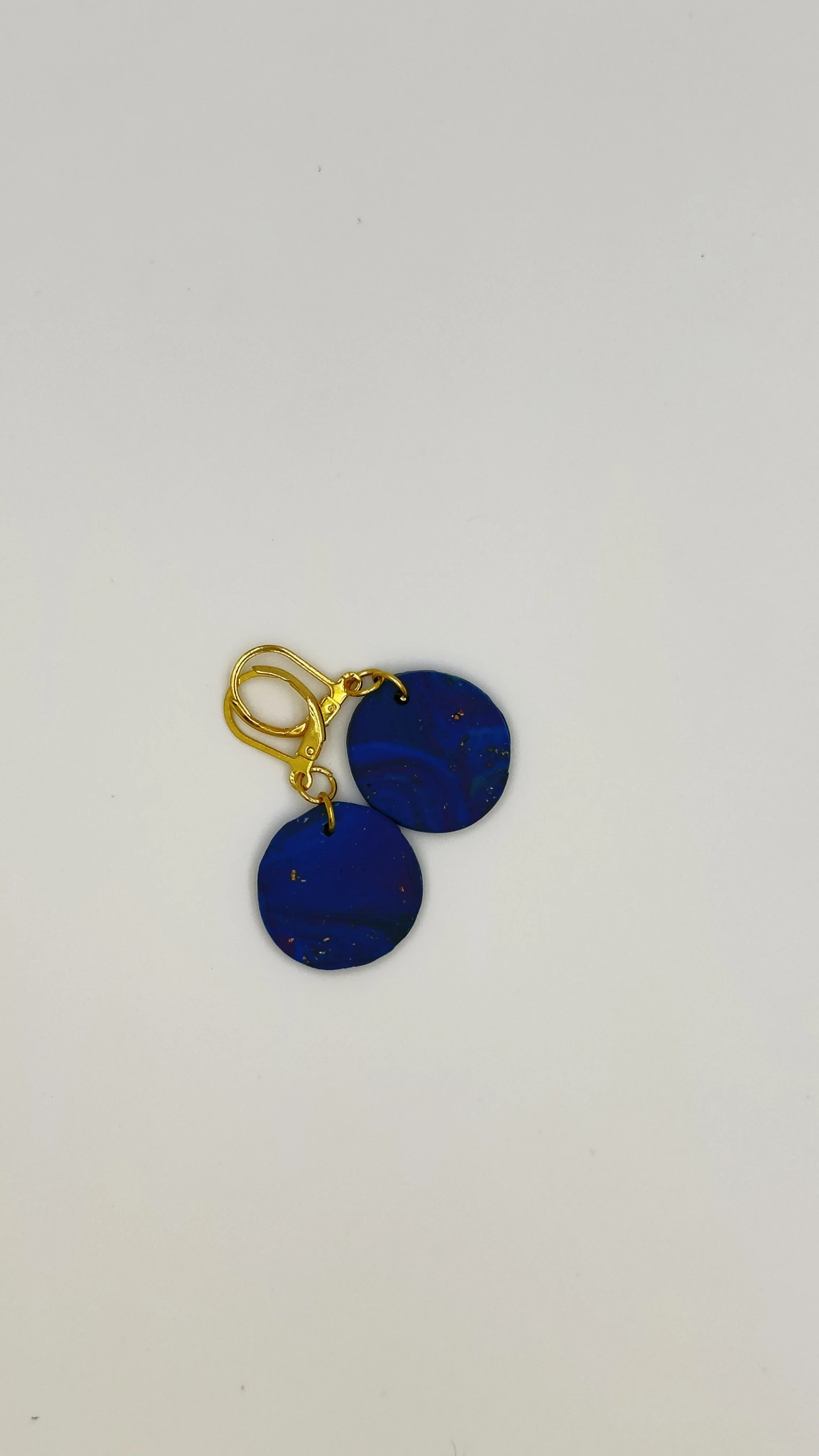Handmade Polymer Clay Earrings Space Inspired