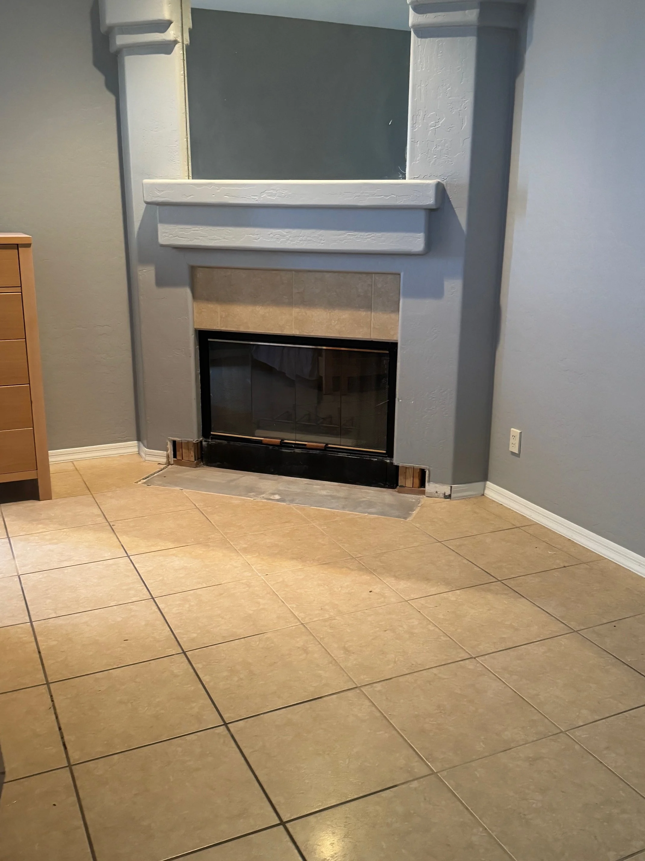 Fireplace - Before