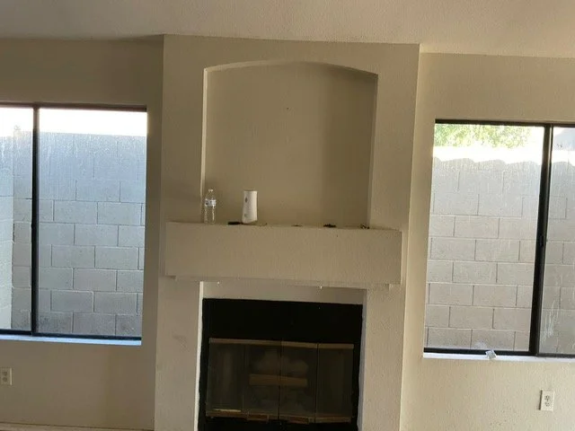 Fireplace Wall - Before