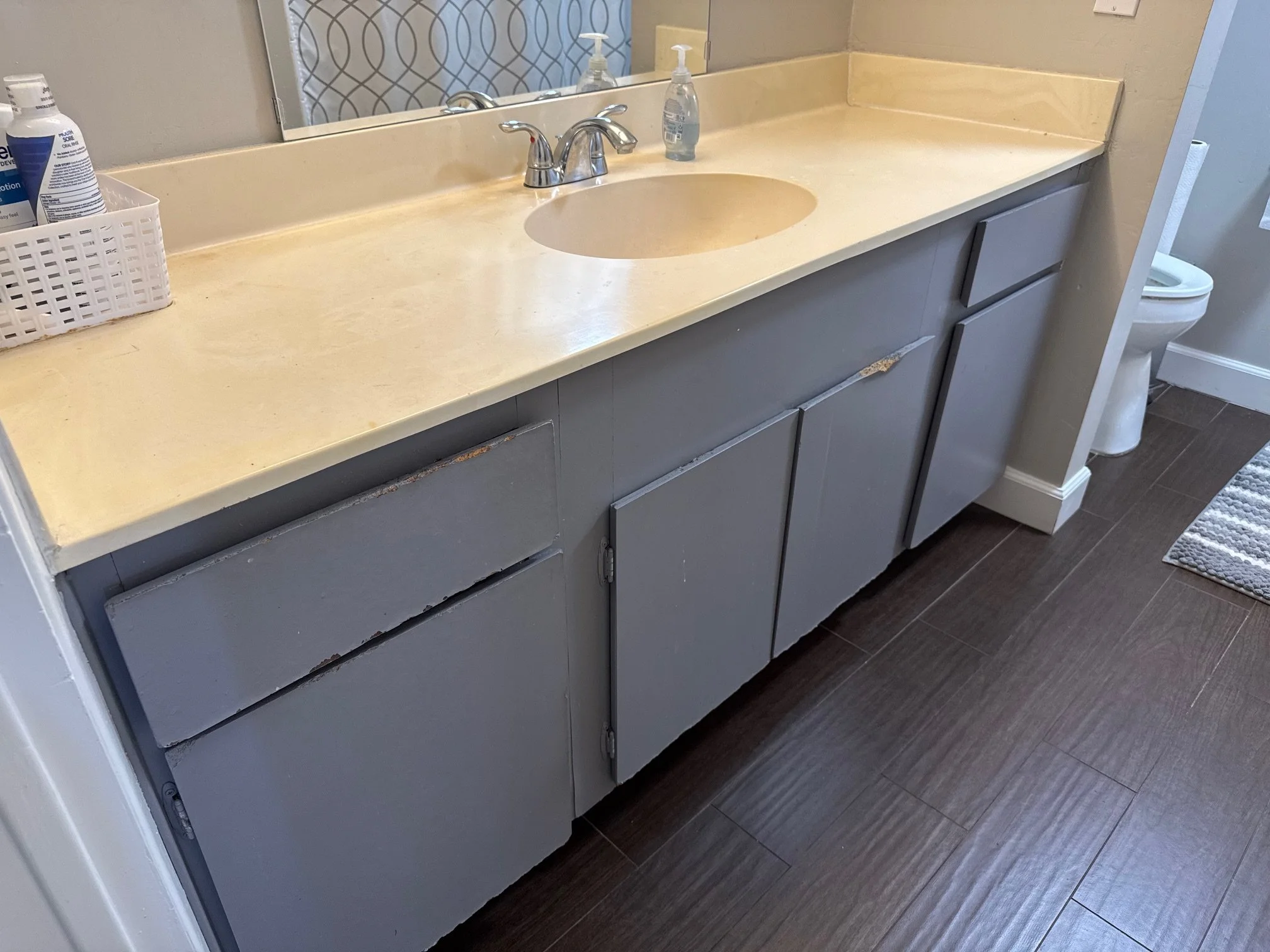 Bathroom Vanity - Before