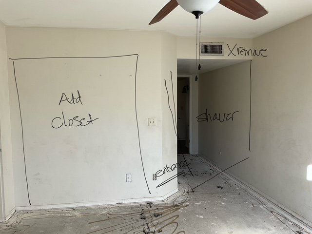 Primary Bedroom - During