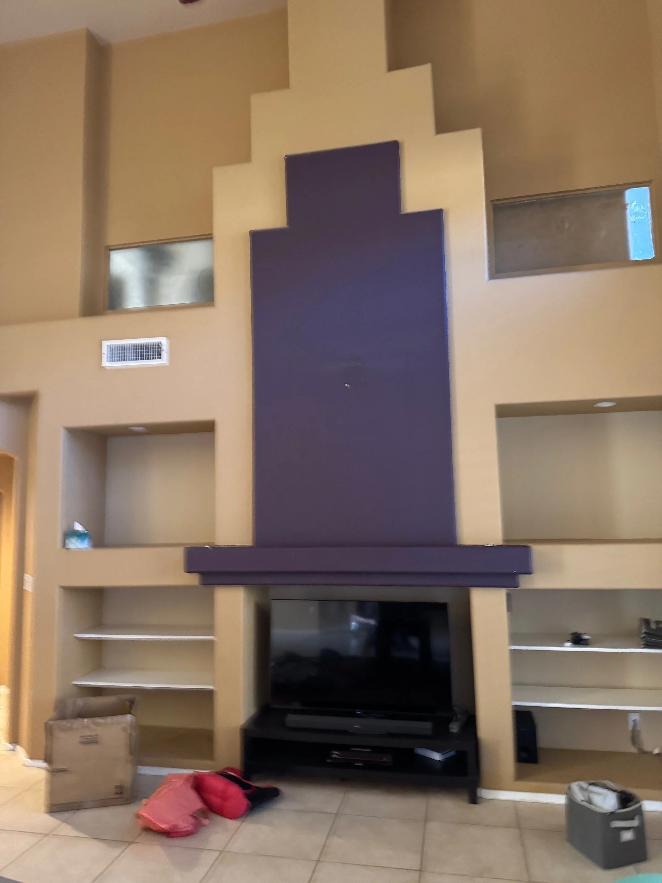 Media Wall - Before