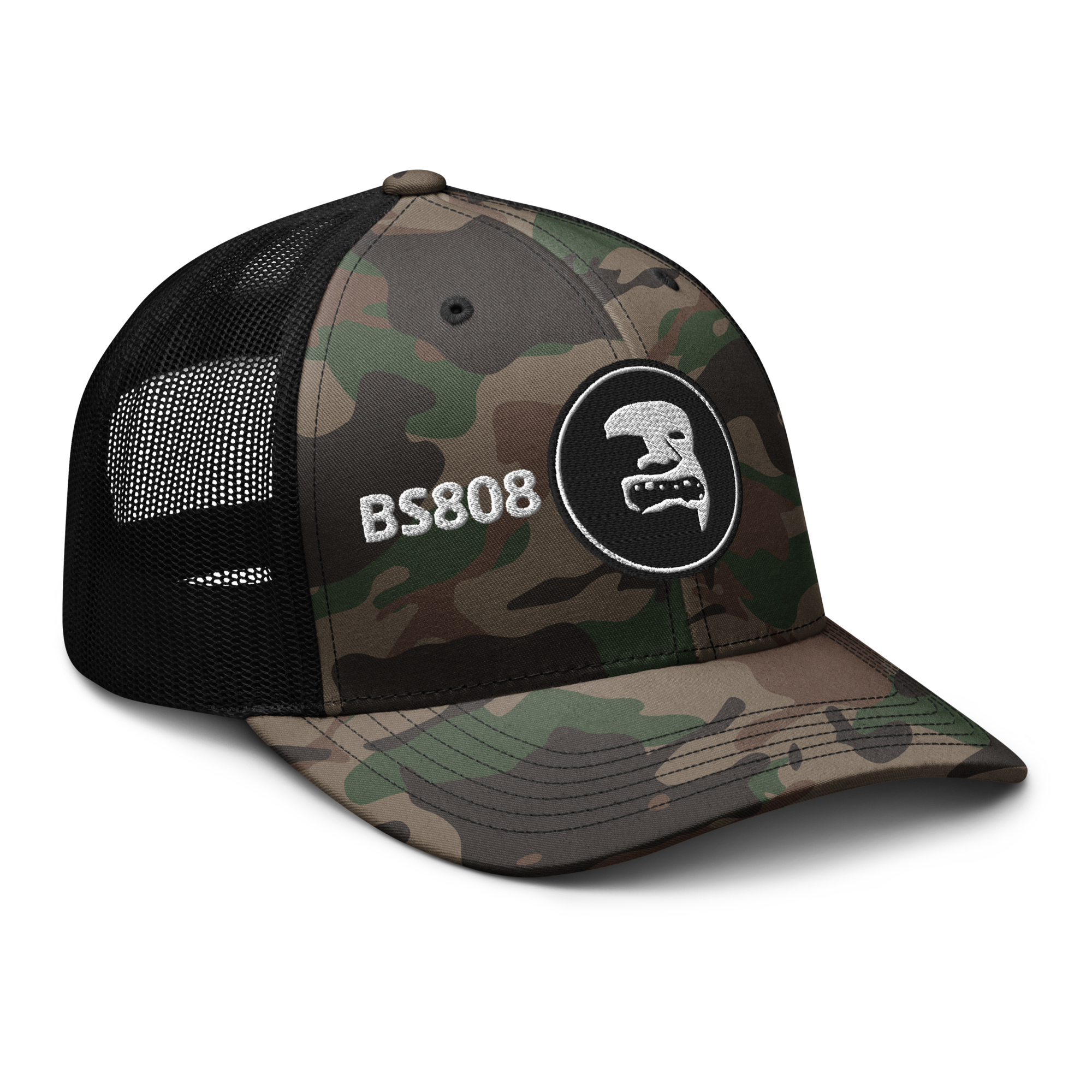 BS808 Tiki Camou Trucker Hat
