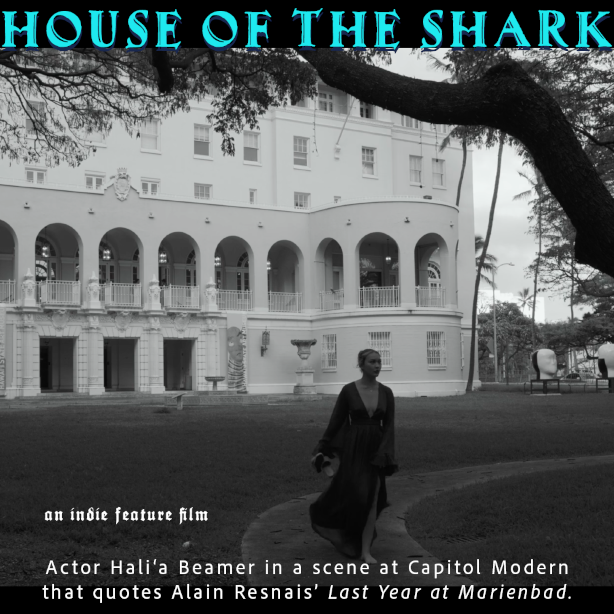 Actor Haliʻa Beamer at Capitol Modern Honolulu.