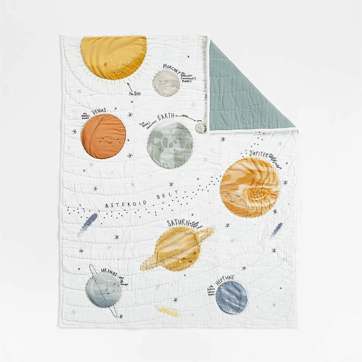Outer Space Crib Quilt