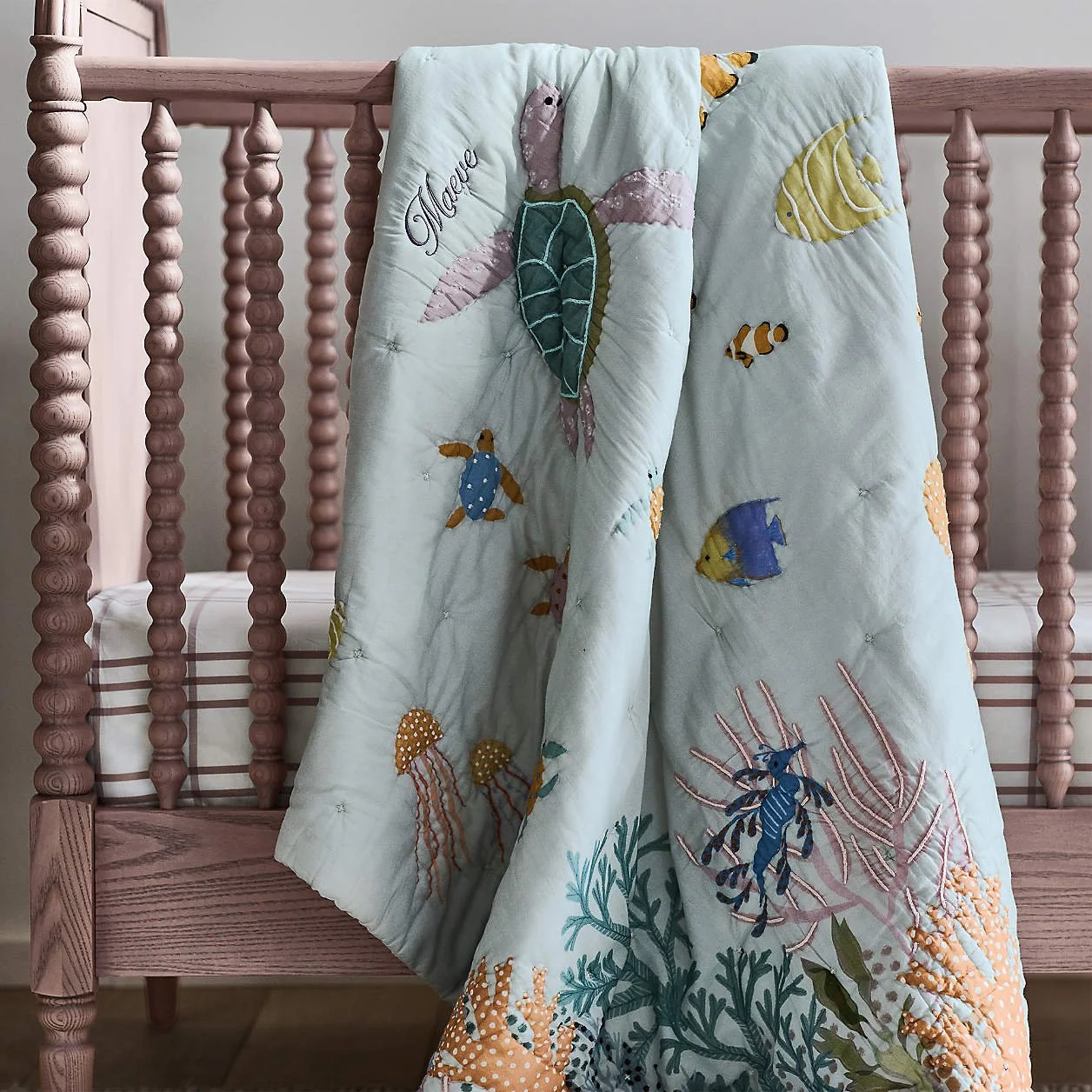 Coral Reef Dreams Crib Quilt